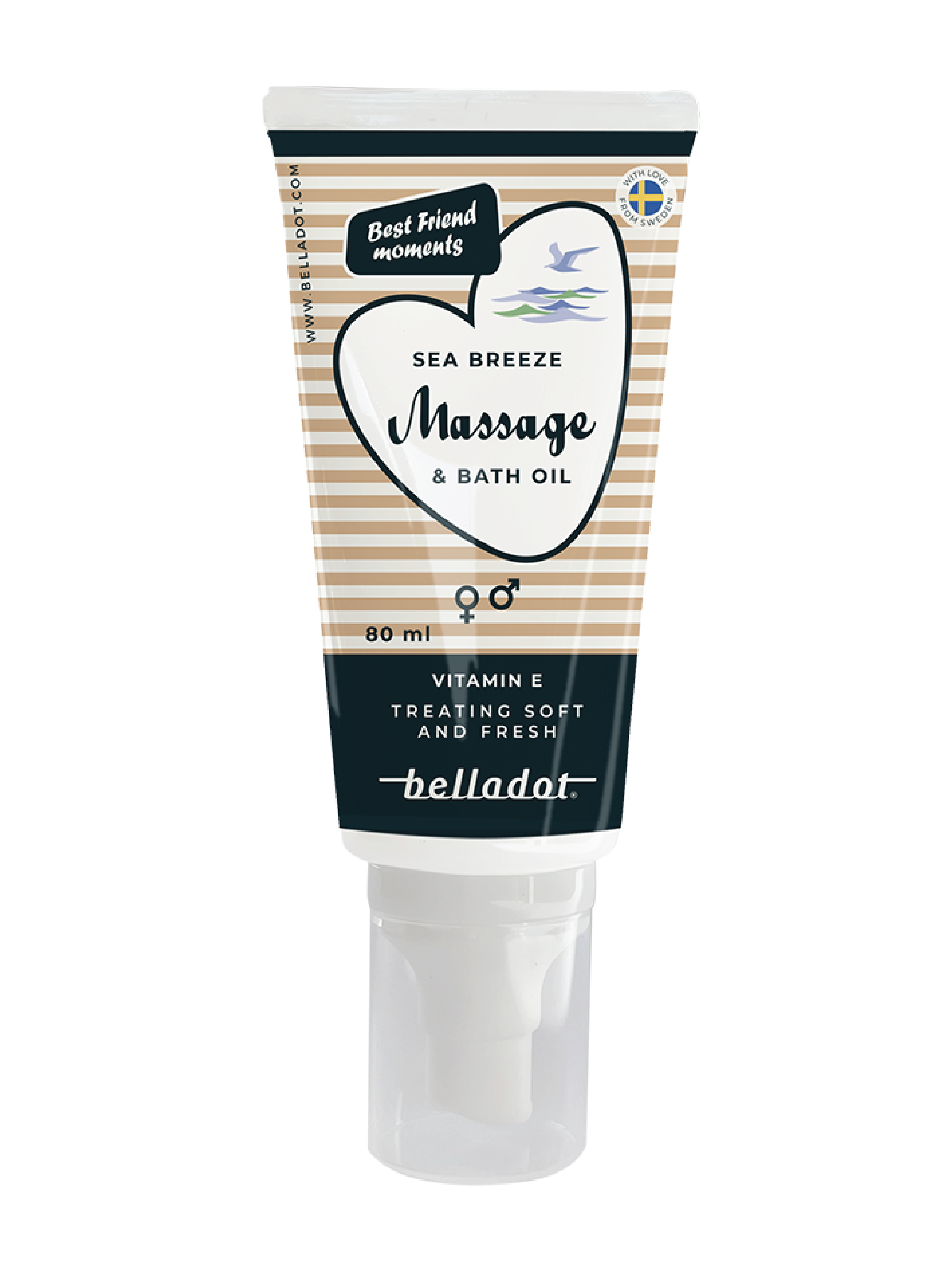 Belladot Seabreeze Massage & Bath Oil, 80 ml