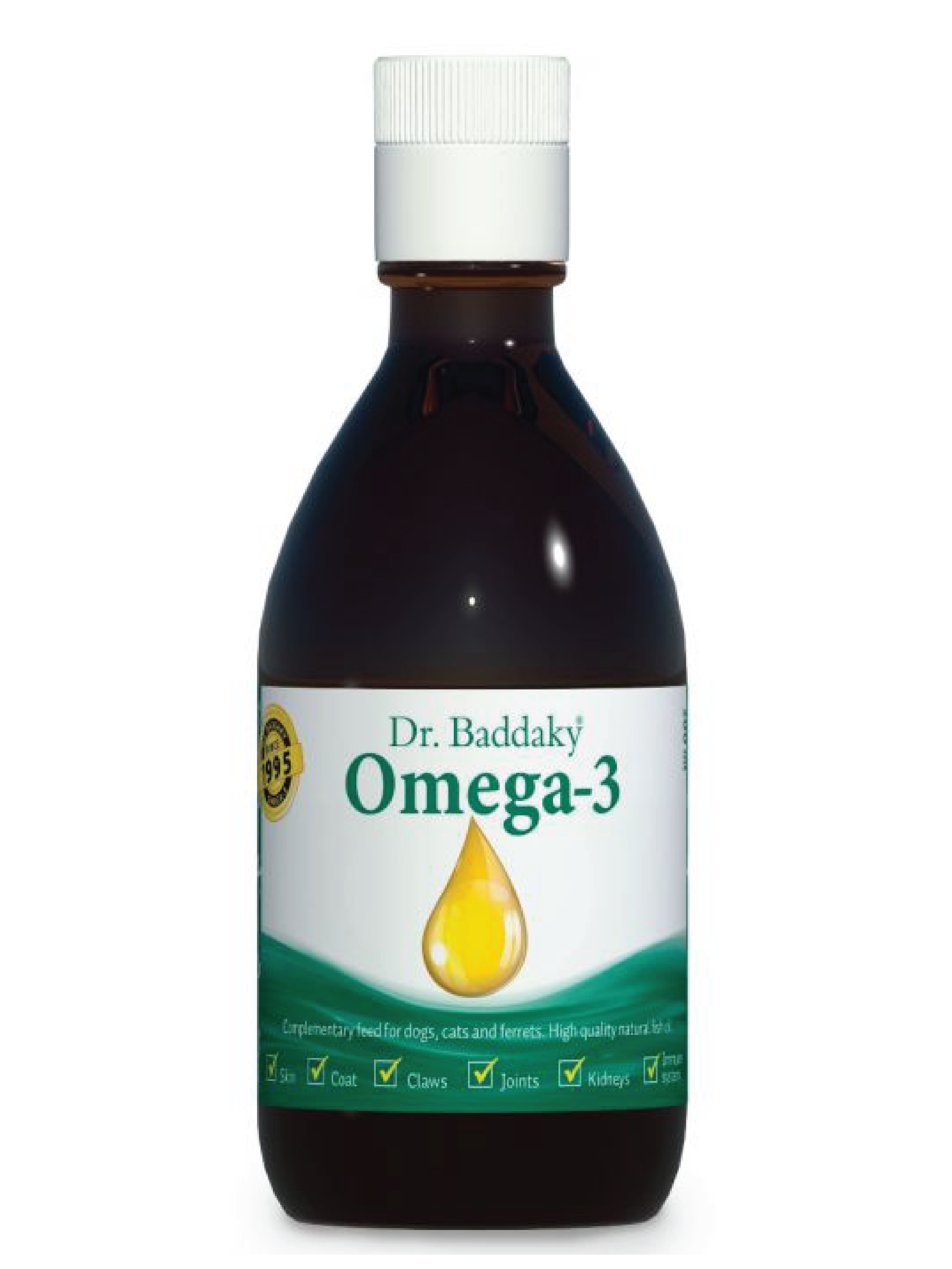 Dr Baddaky Omega-3 Fiskeolje, 200 ml