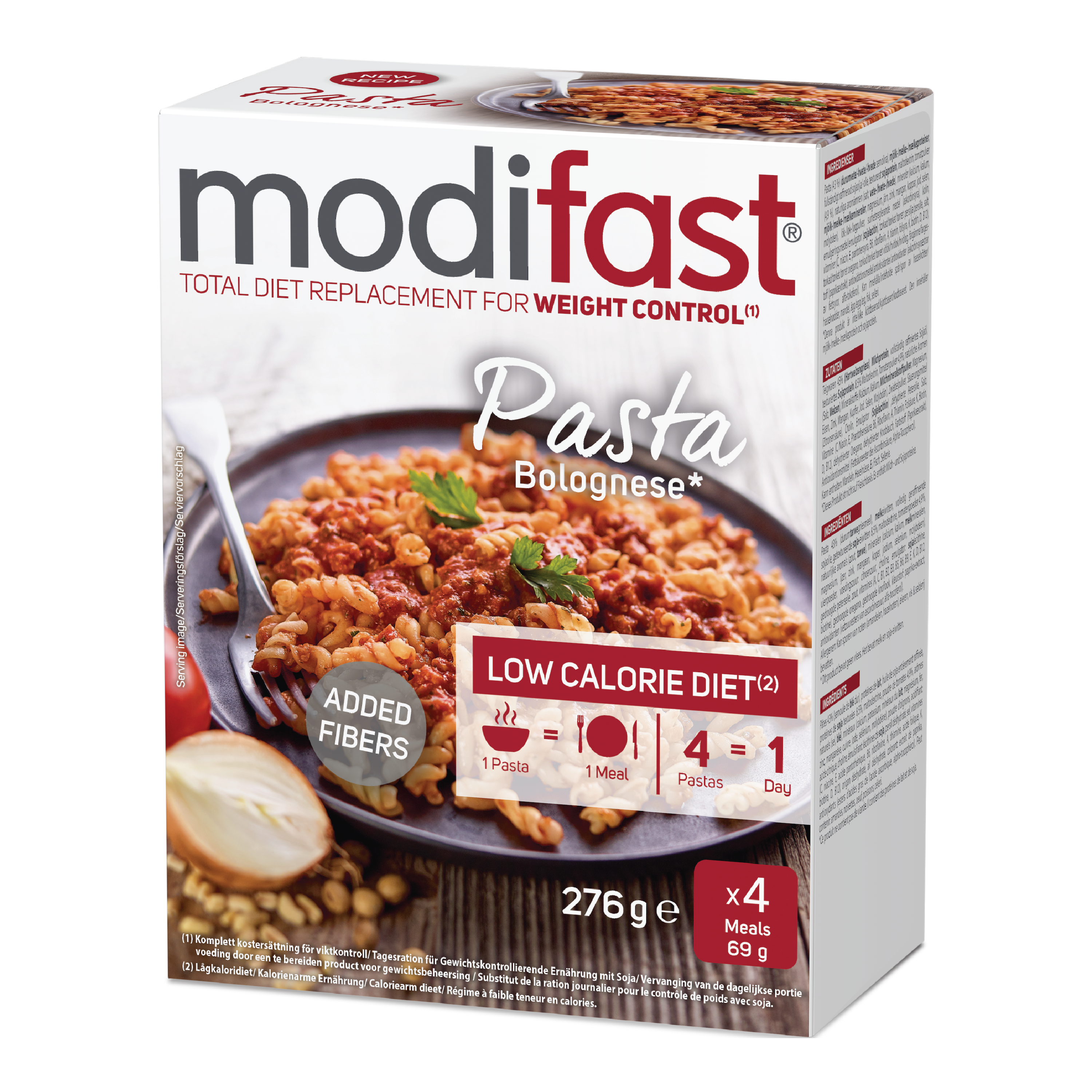 Modifast LCD Pasta Bolognese, 4 x 55 g