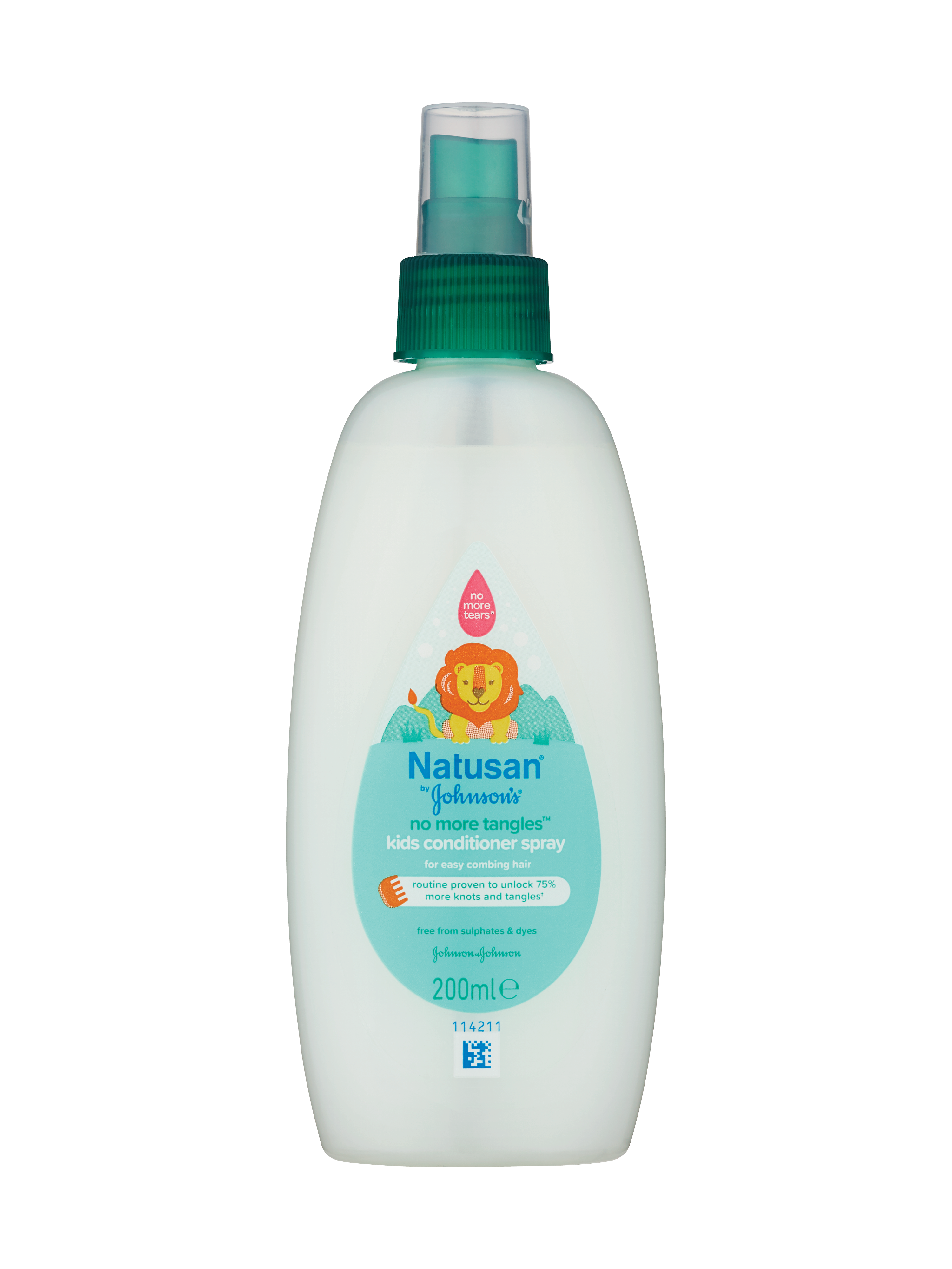 Natusan by Johnson's® No More Tangles® Kids Conditioner Spray, 200 ml