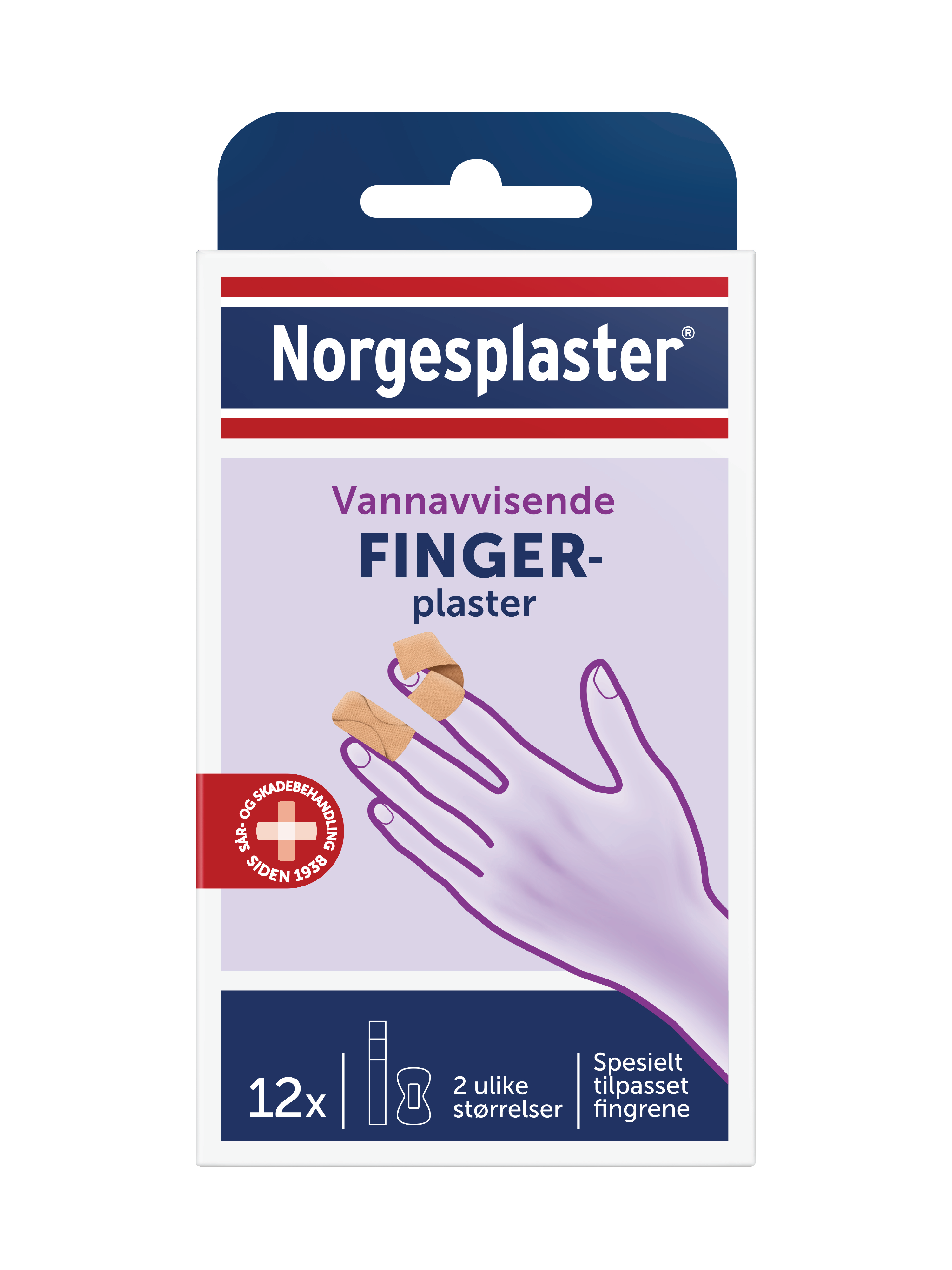 Norgesplaster Fingerplaster, 12 stk.
