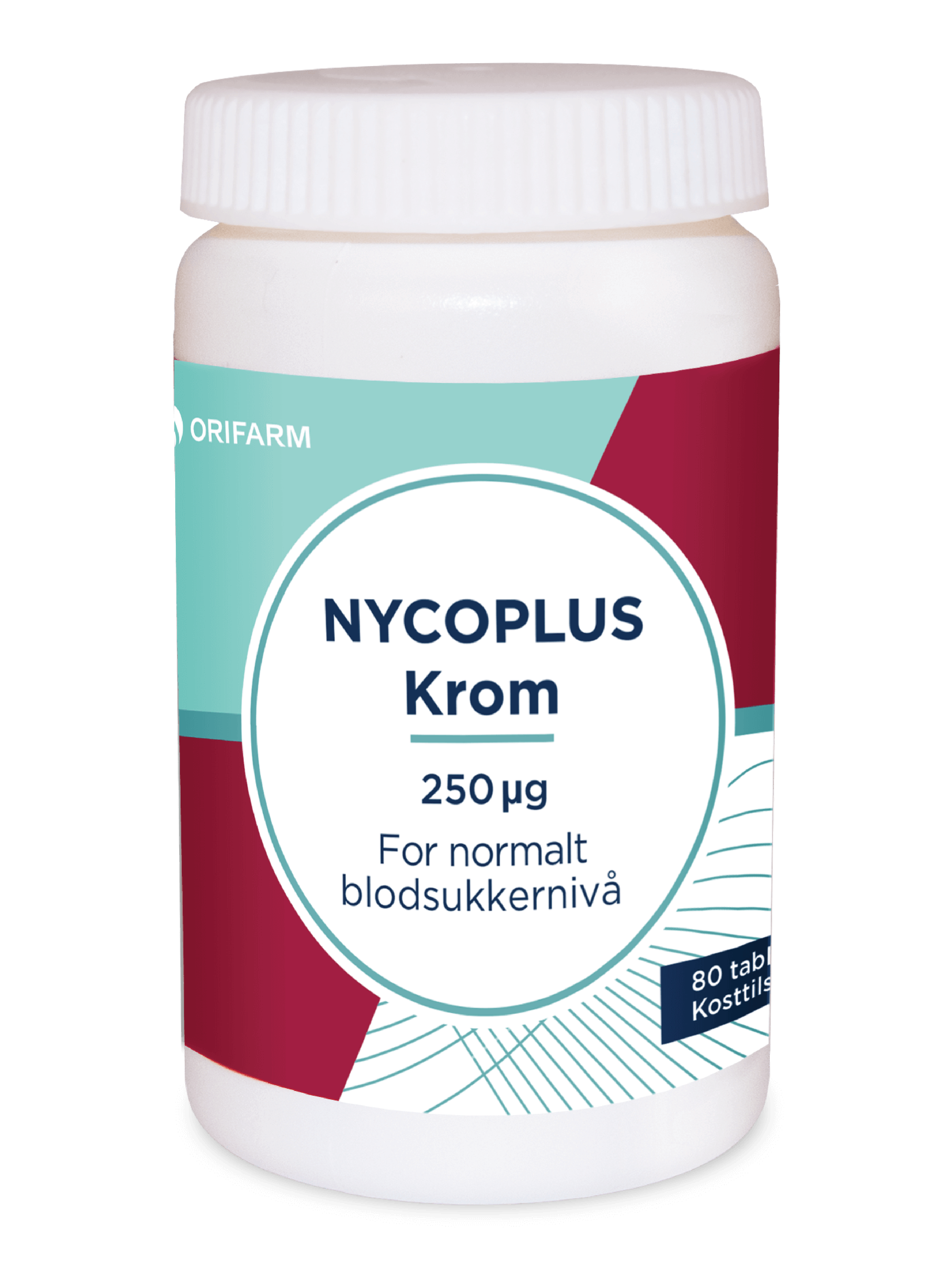Nycoplus 250 µg krom tabletter, 80 stk.