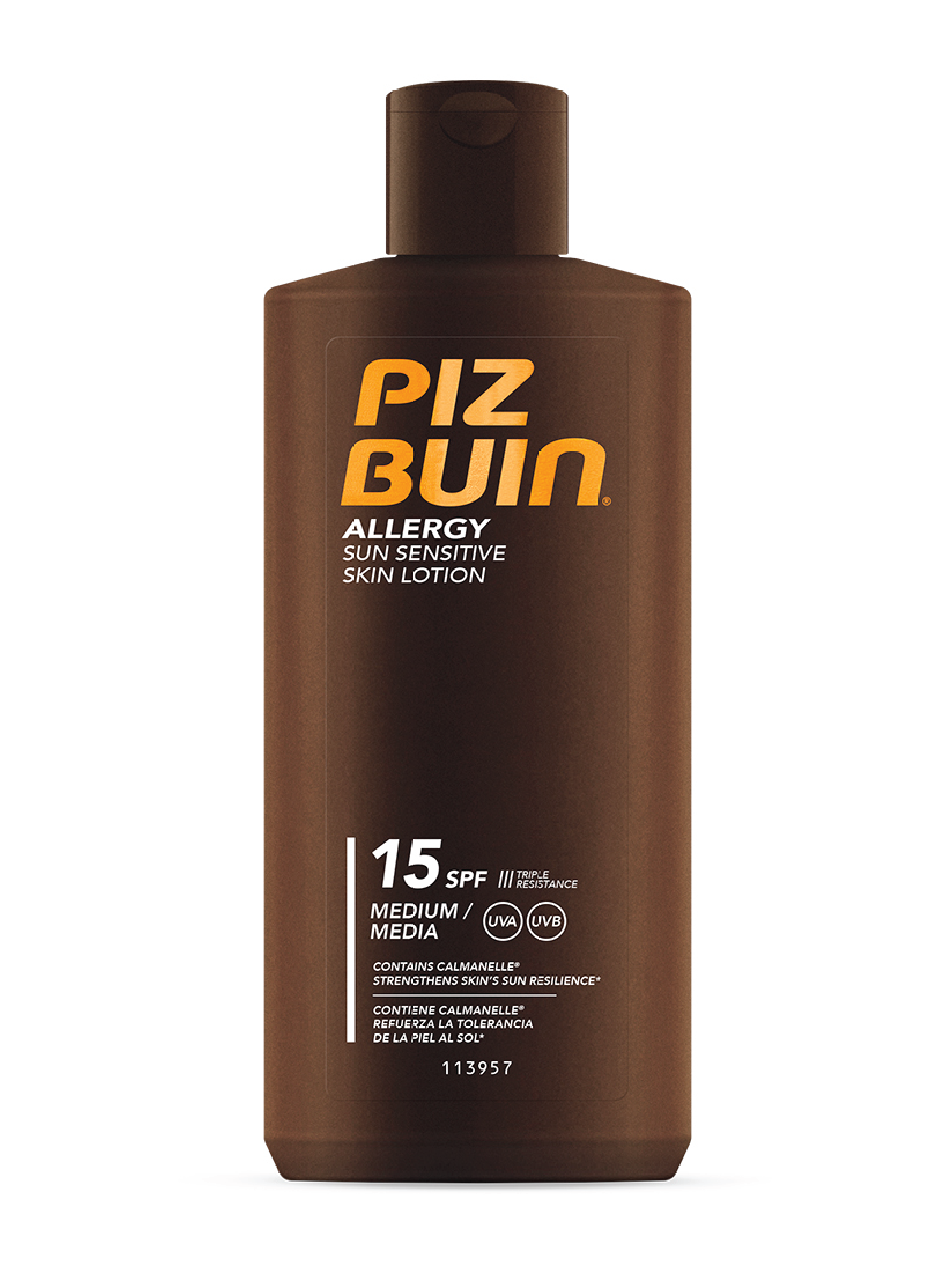 Piz Buin Allergy Sun Sensitive Skin Lotion SPF15, 200 ml