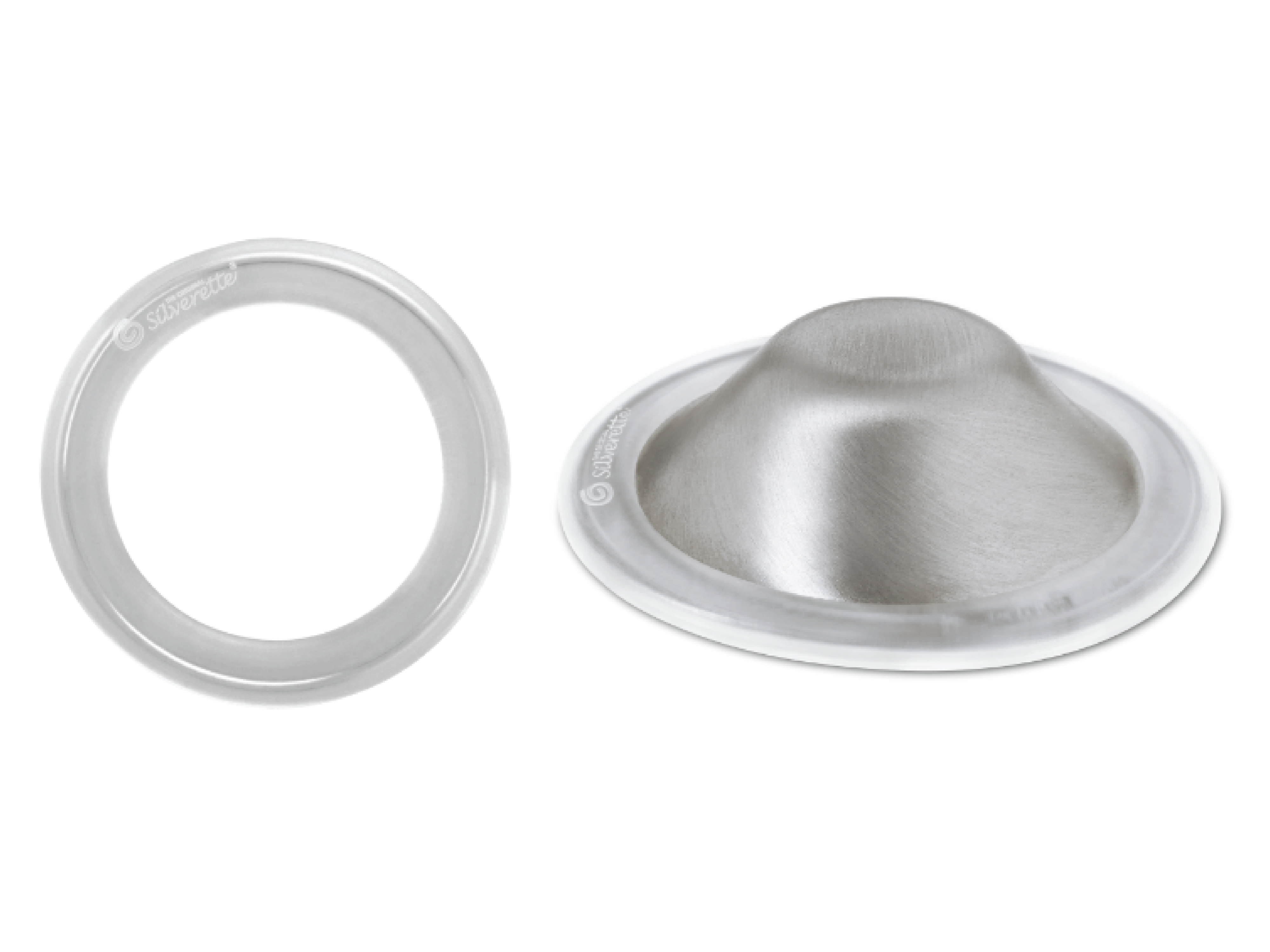 Silverette Kit med brystknoppbeskyttere og silikonring, XL, 1 sett