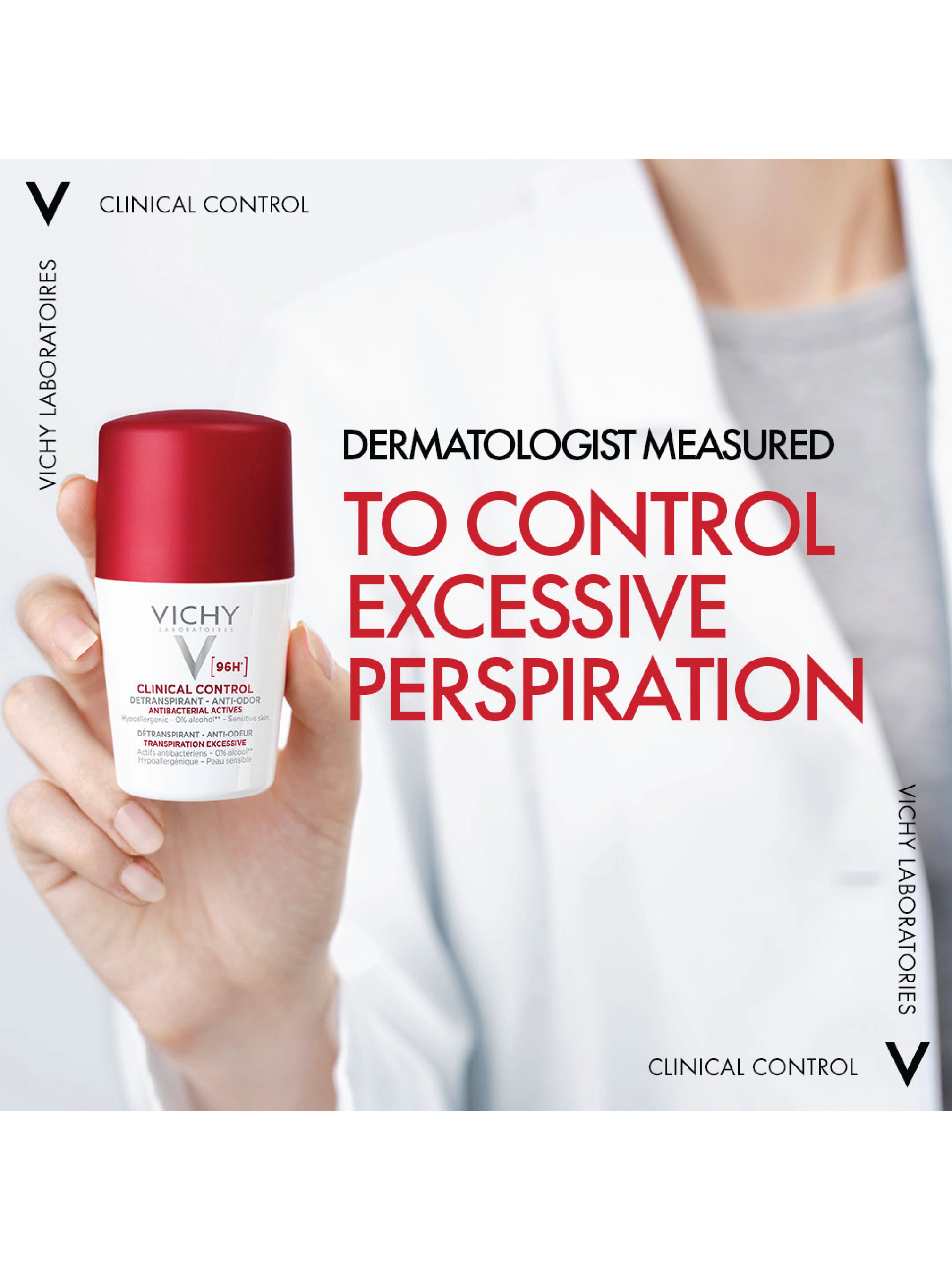 Vichy Clinical Control Anti Perspirant 96H 50 Ml Deodoranter