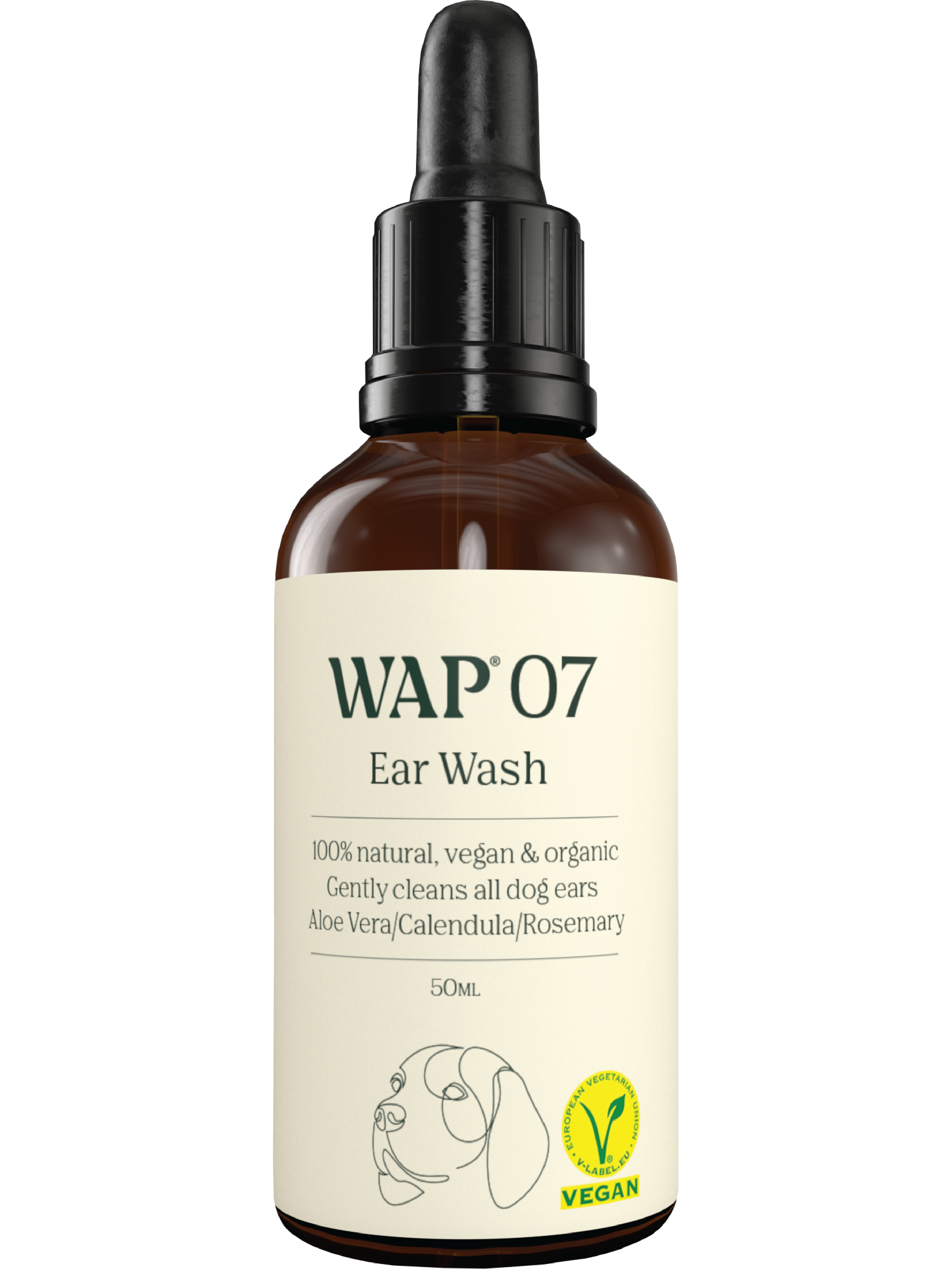 WAP Dog Care Ear Wash, 50 ml