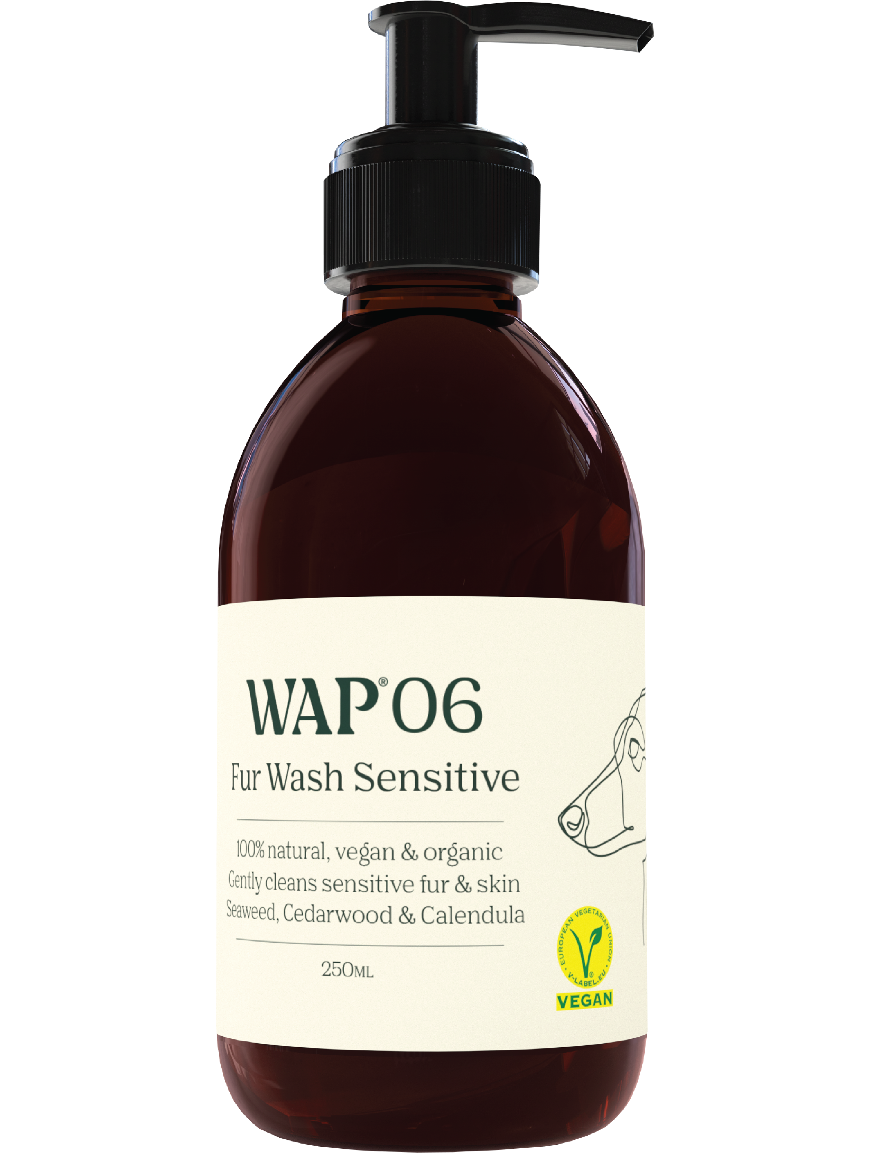 WAP Dog Care Fur Wash Sensitive, 250 ml