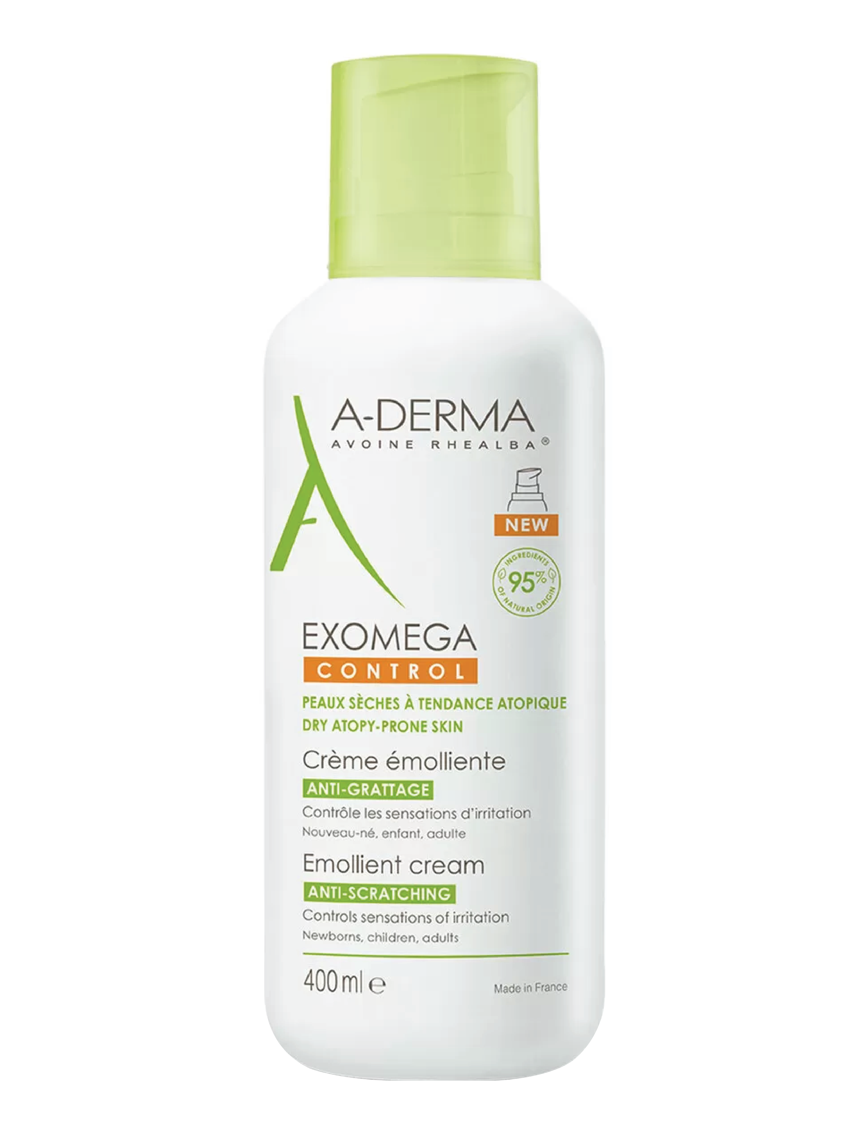A-Derma Exomega Control Cream, 400 ml