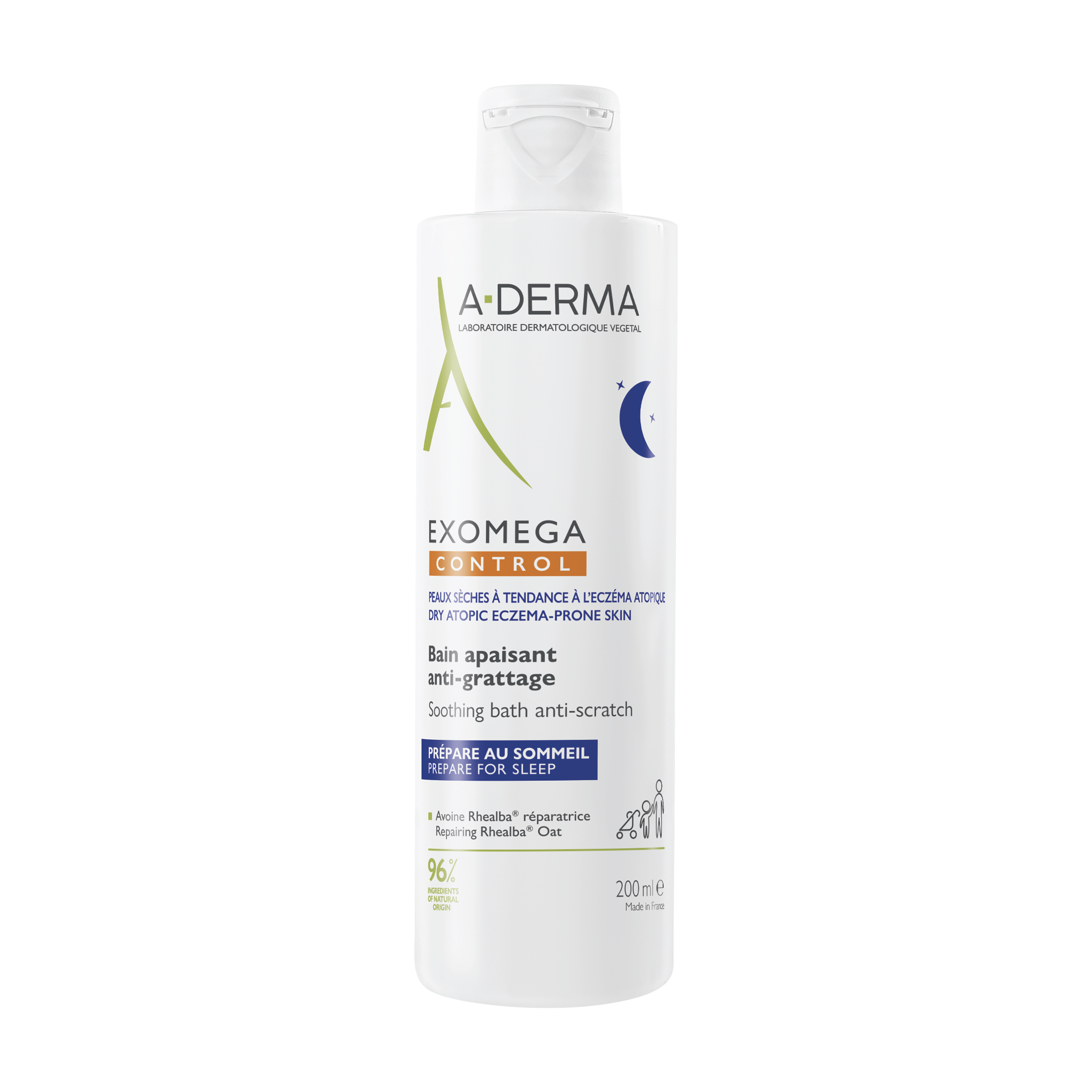 A-Derma Exomega Control Soothing Bath, 200 ml