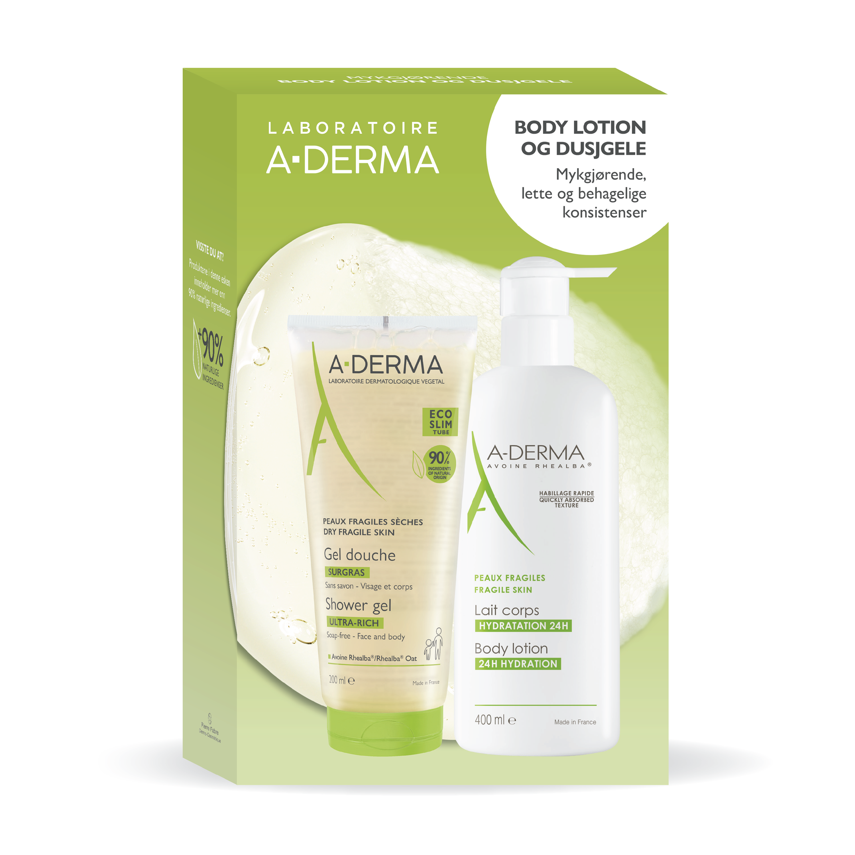 A-Derma Body Gavesett, 1 sett