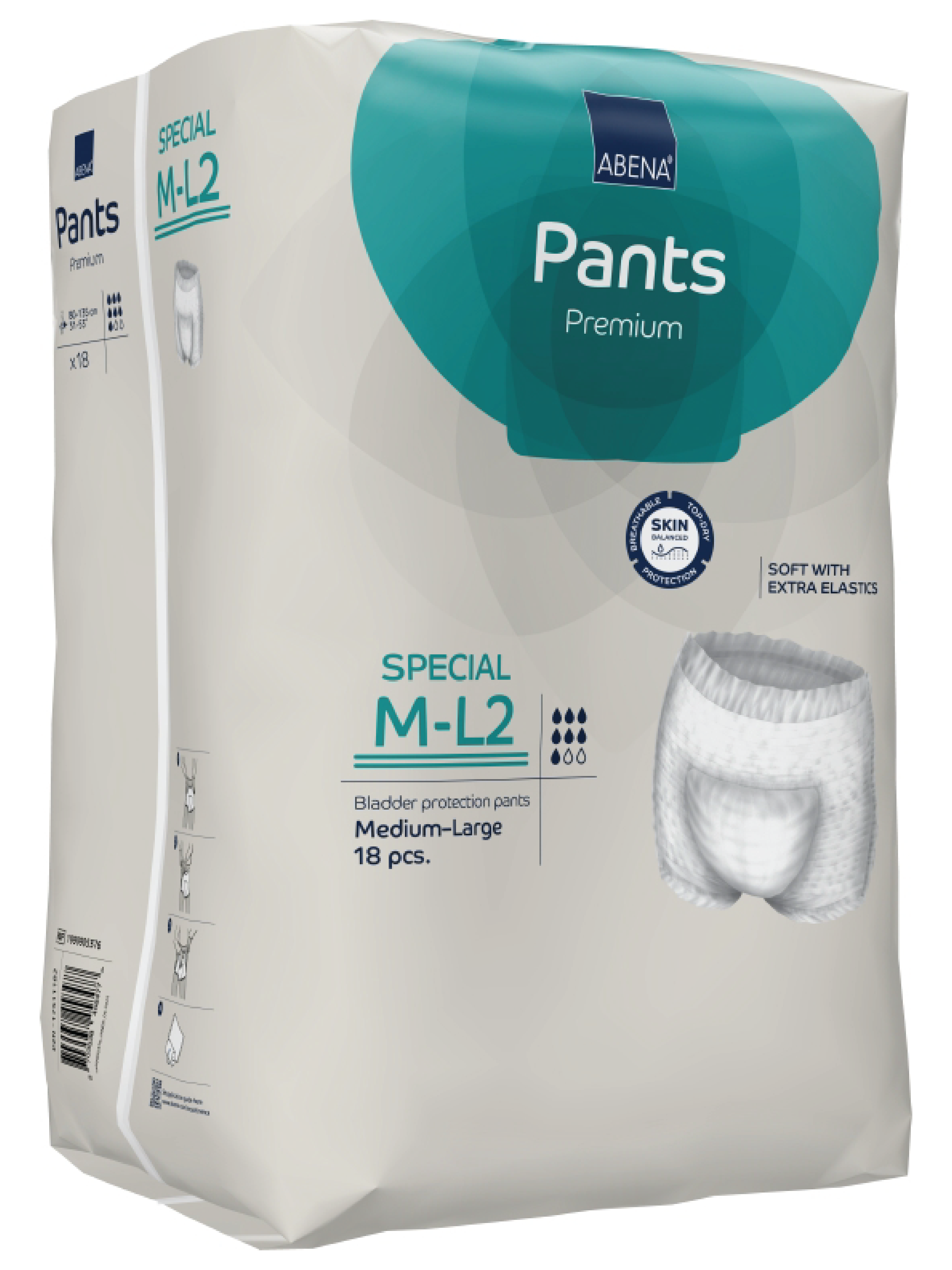 Abena Pants Premium Special M-L2, Medium/Large, 18 stk.