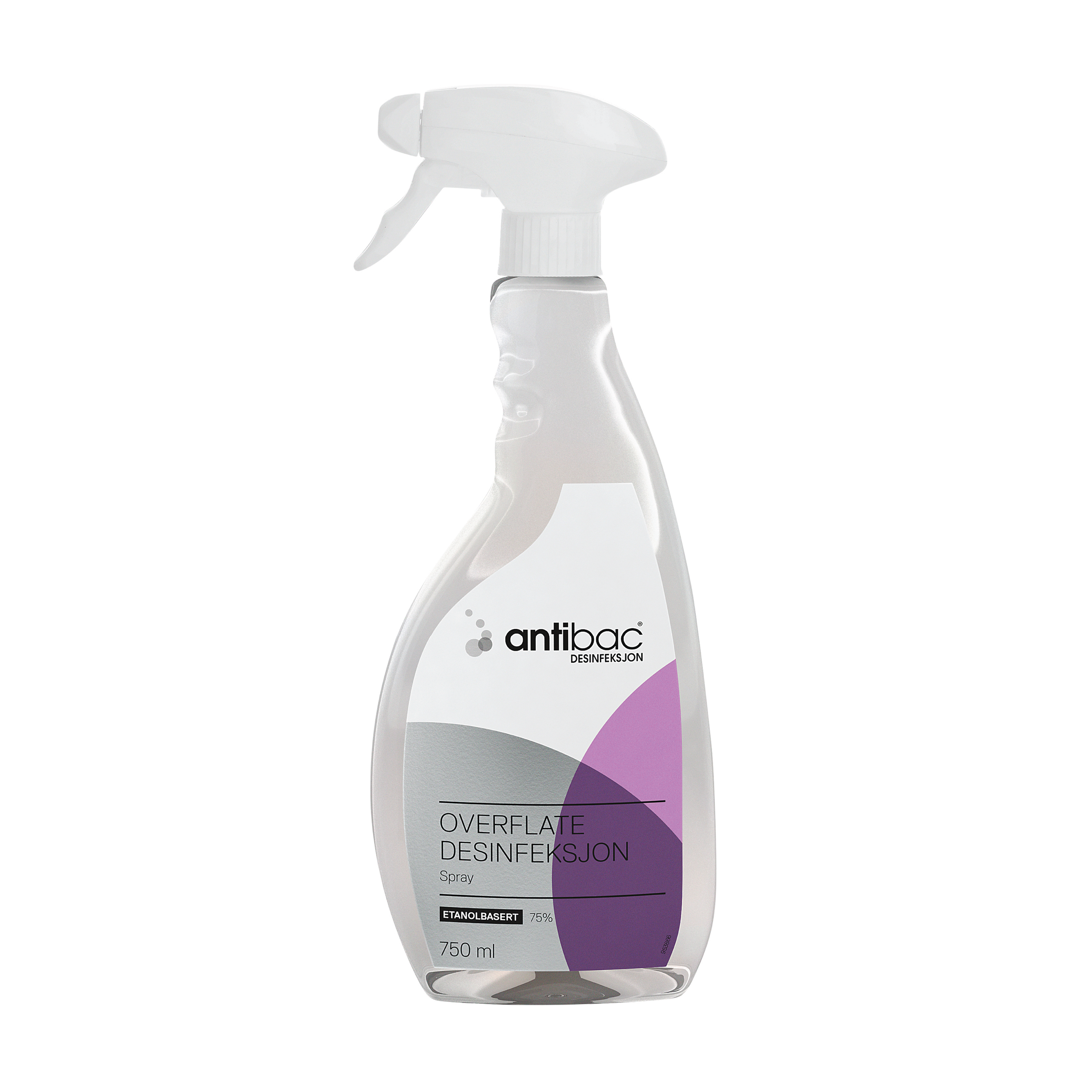 Antibac 75% Overflatedesinfeksjon spray, 750 ml