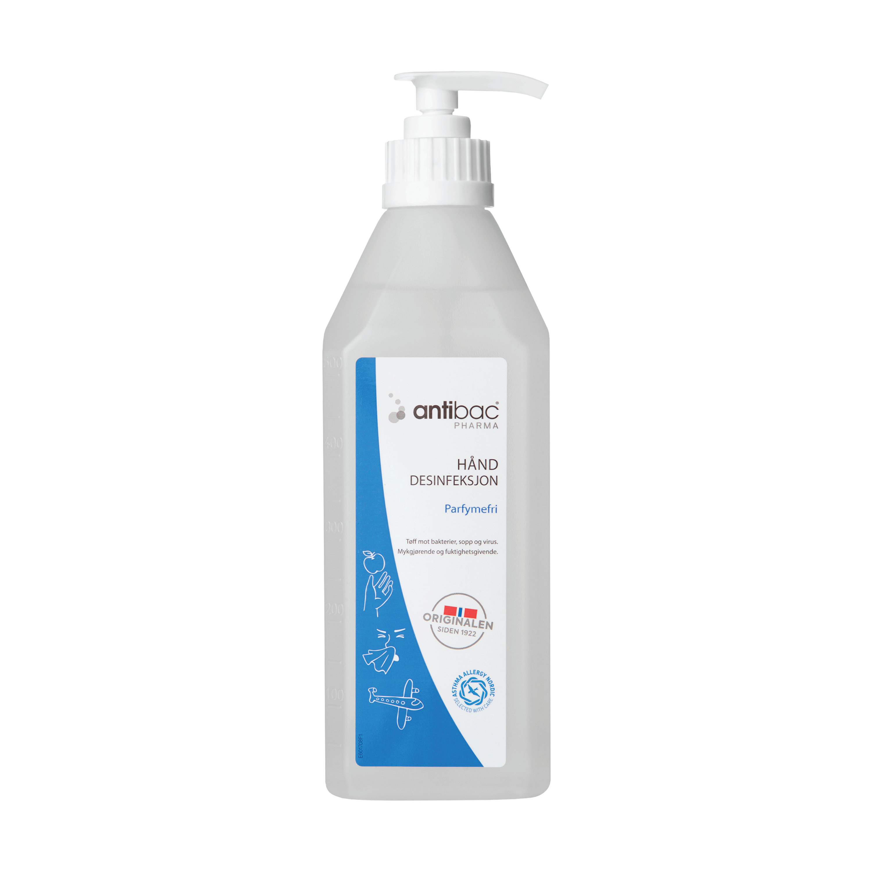 Antibac 85 % Pharma Hånddesinfeksjon Gel, 600 ml