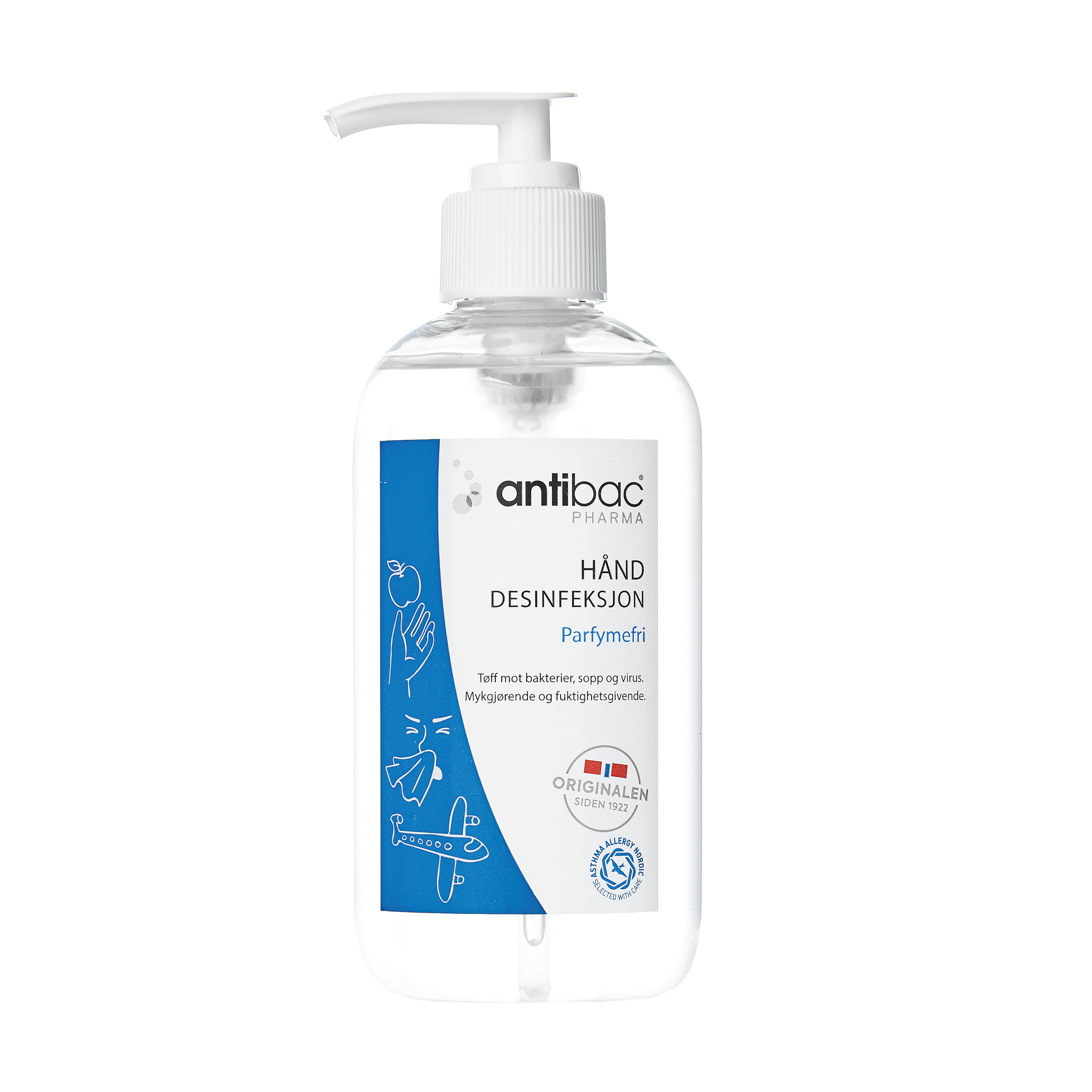 Antibac 85 % Pharma Hånddesinfeksjon Gel, 250 ml