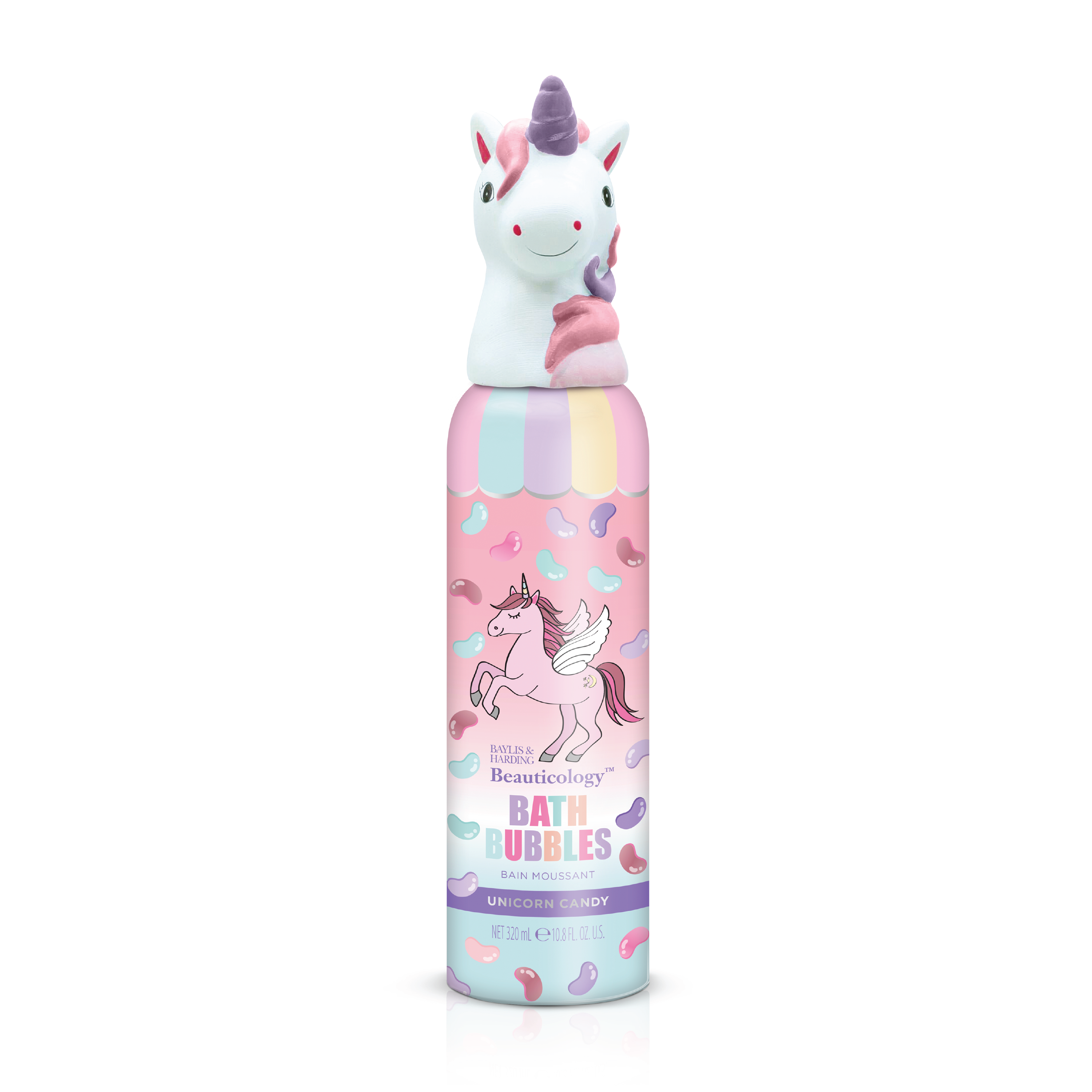 Baylis & Harding Beauticology Unicorn Topper Bath Bubbles, 320 ml