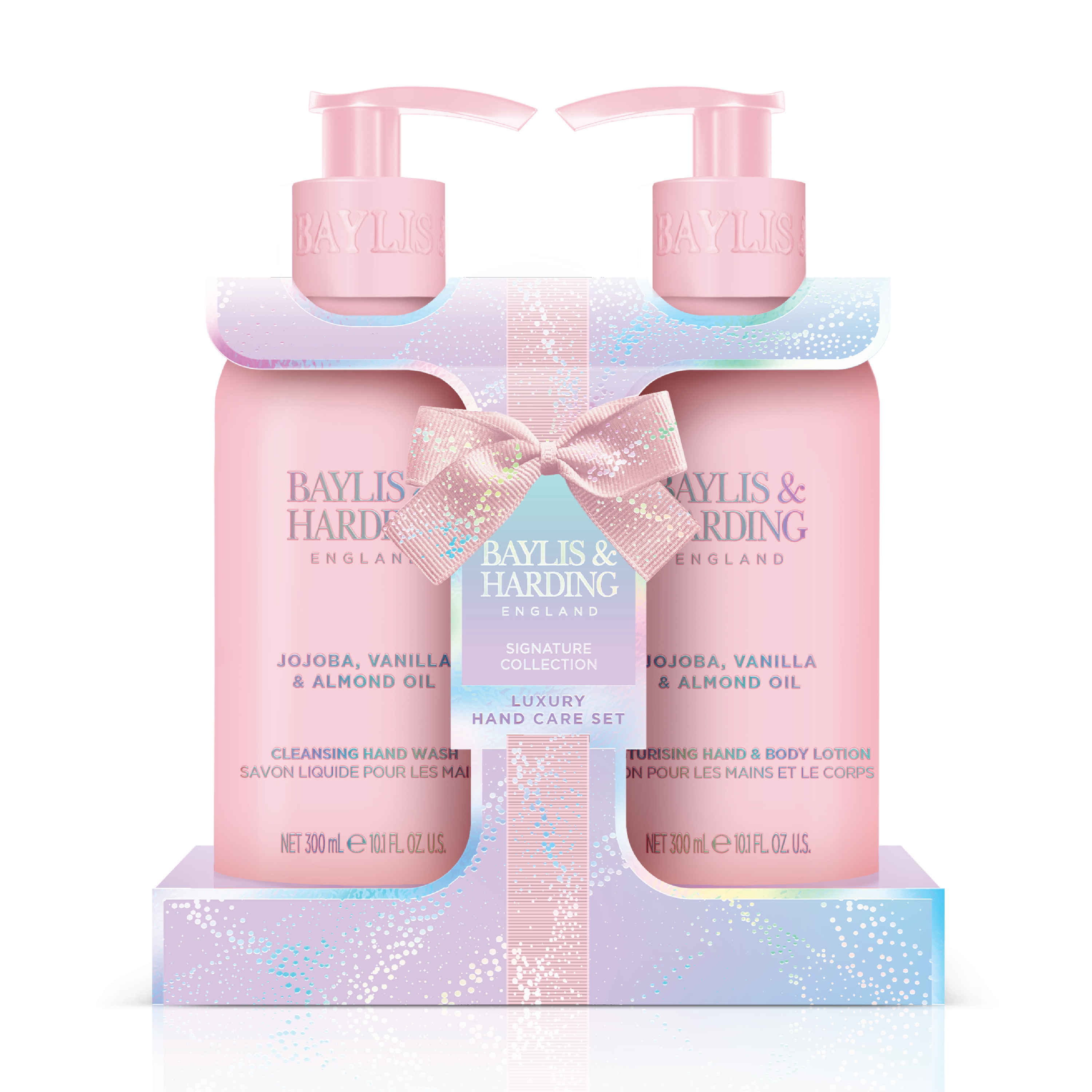 Baylis & Harding Jojoba, Vanilla & Almond Oil Hand Care Gift Set, 2 x 300 ml