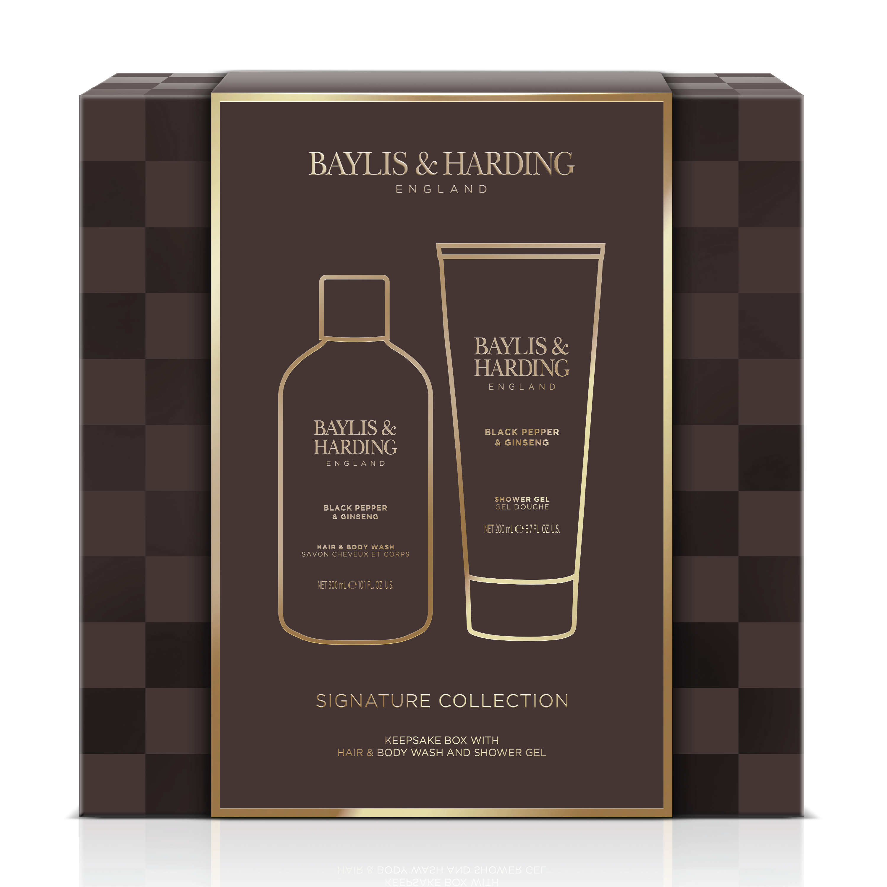 Baylis & Harding Men`s Black Pepper & Ginseng Duo Gift Set, 1 sett