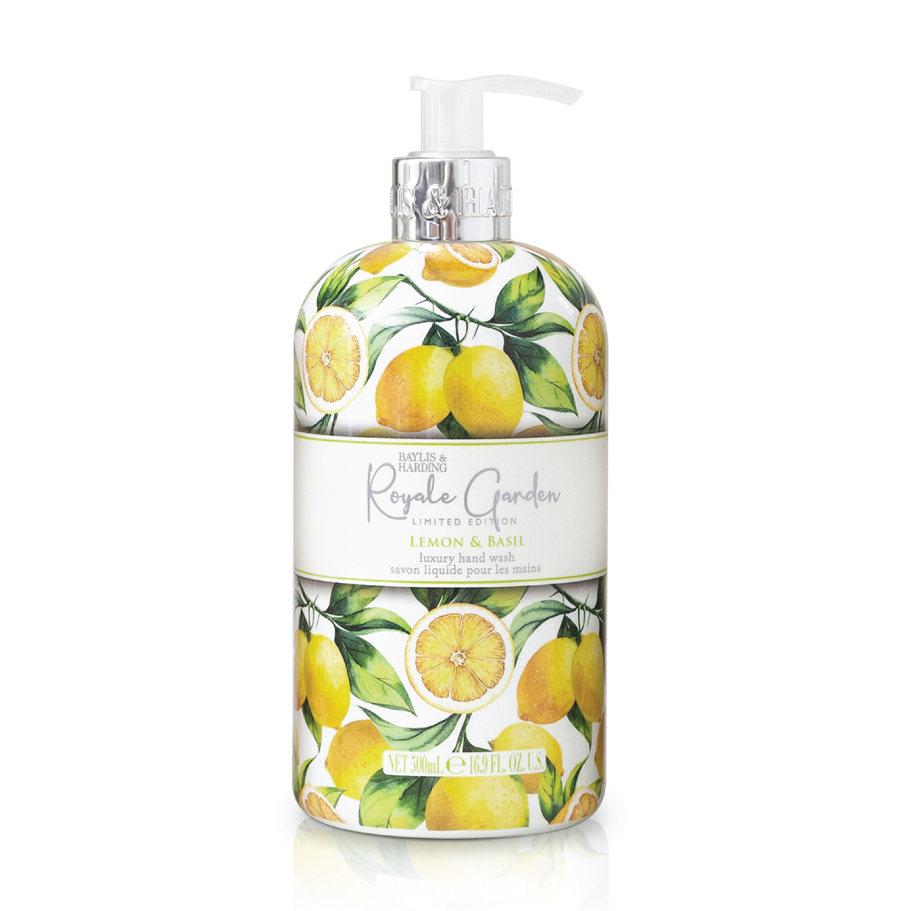 Baylis & Harding Royal Garden Lemon & Basil Hand Wash, 500 ml