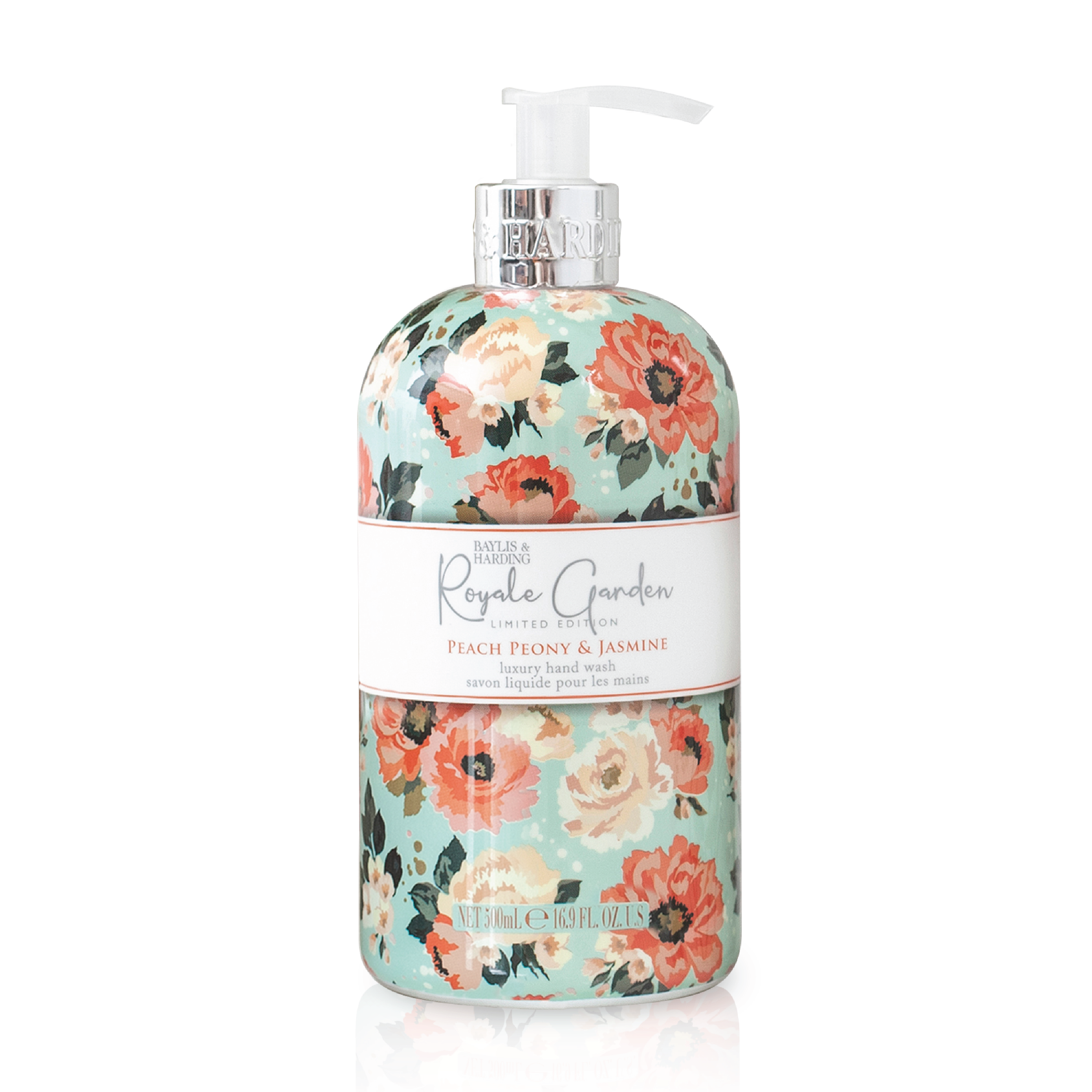 Baylis & Harding Royal Garden Peach Peony & Jasmine Hand Wash, 500 ml