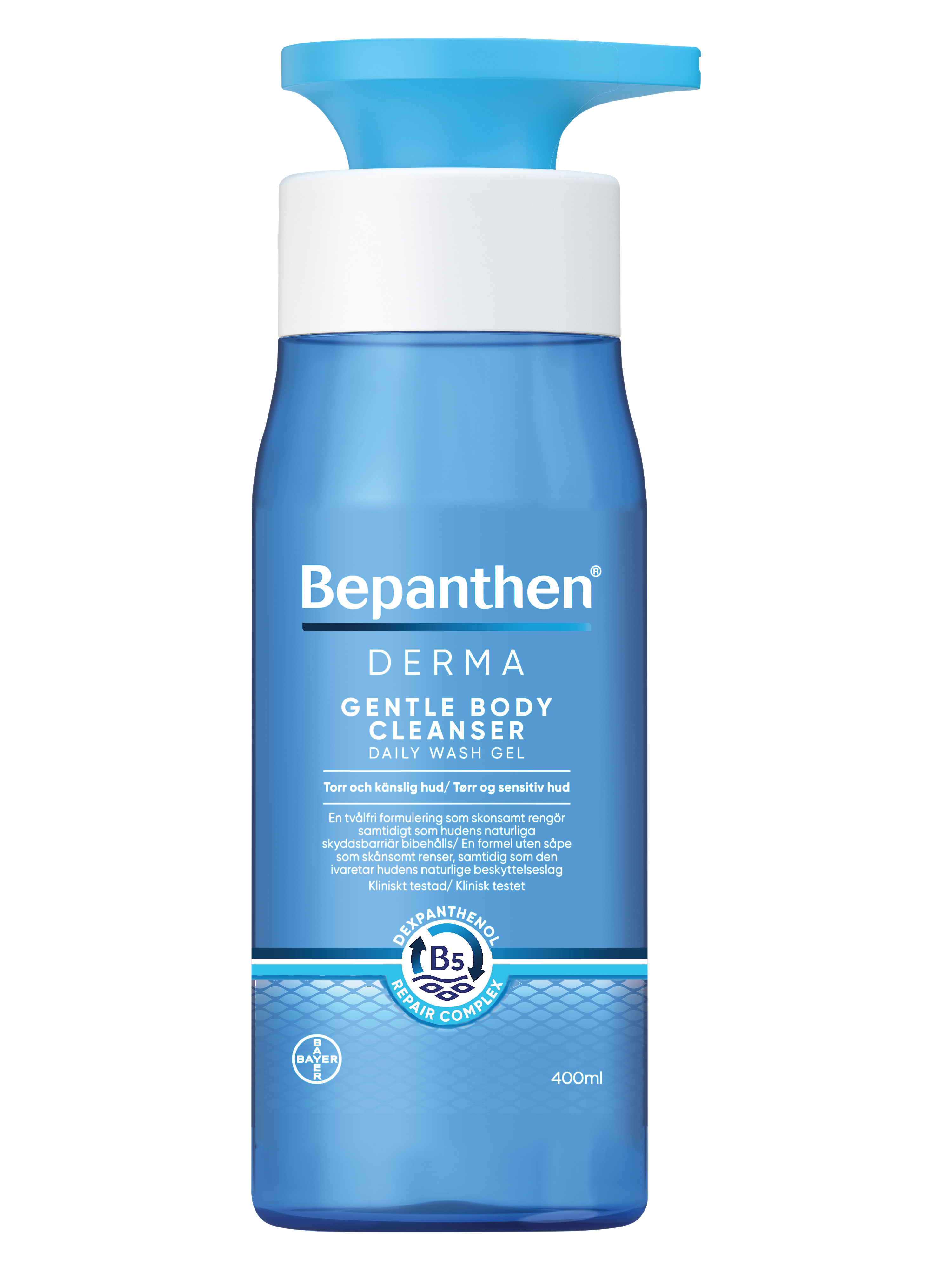 Bepanthen Derma Gentle Body Cleanser Daily Wash Gel, 400 ml