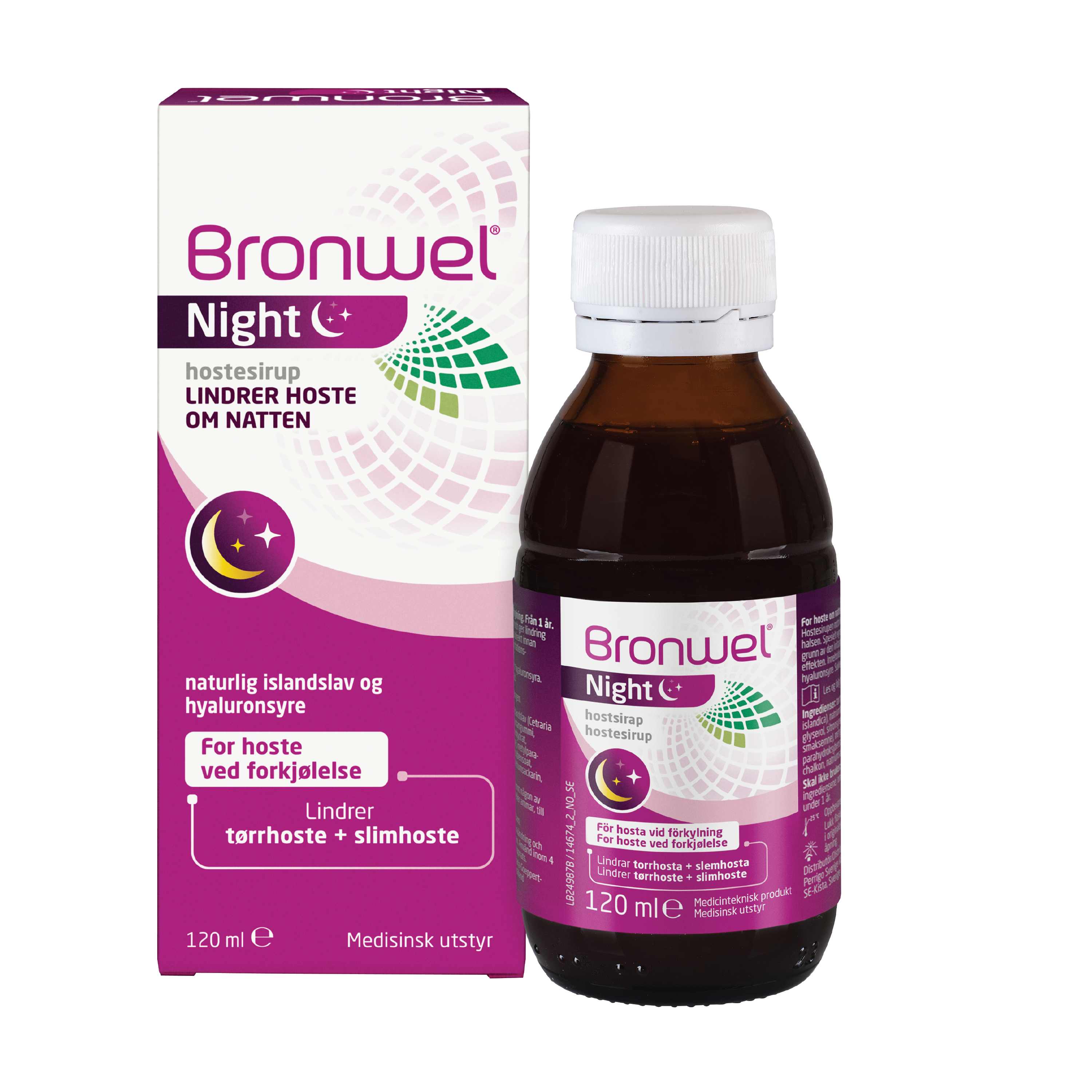 Bronwel Night Hostesirup, 120 ml