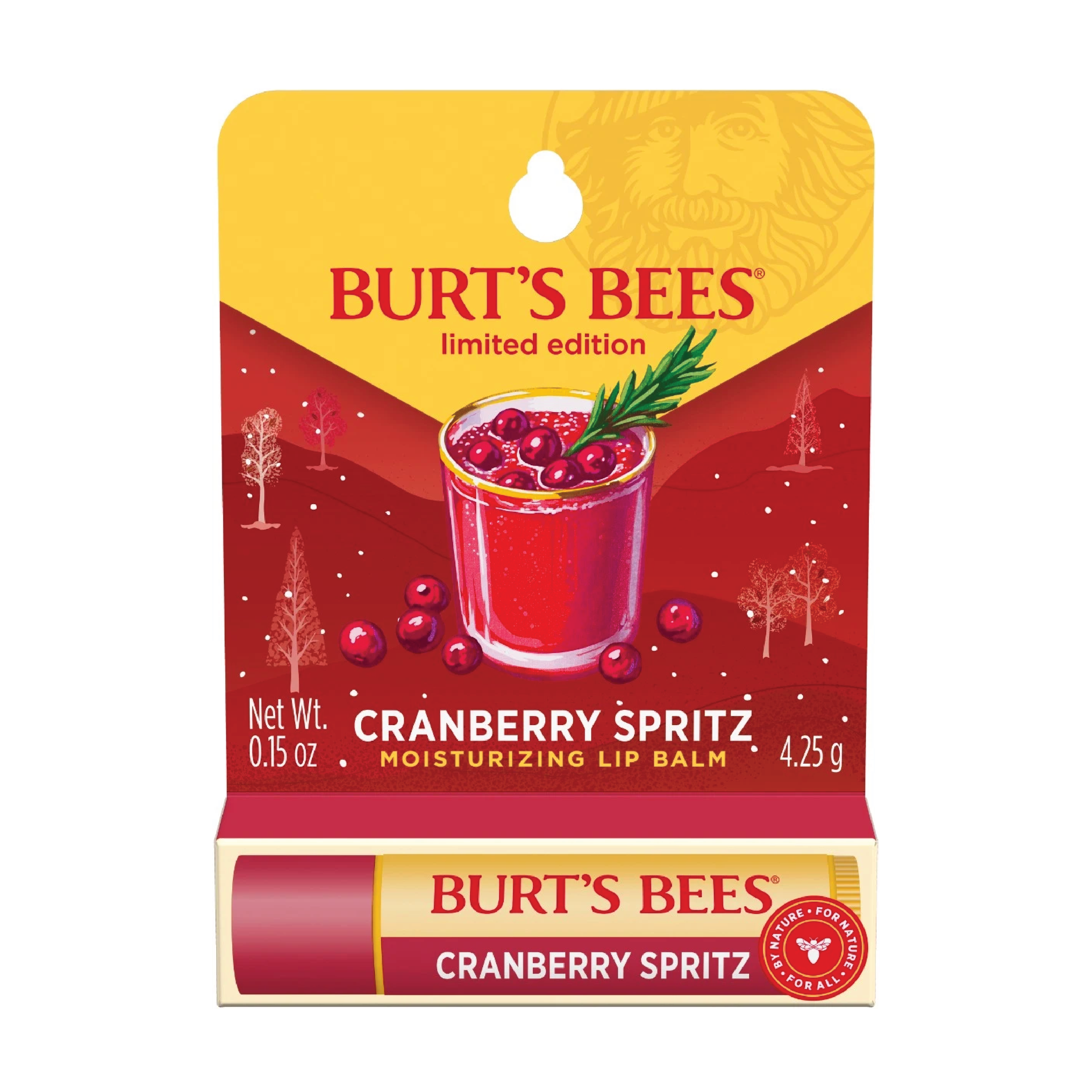 Burt's Bees Lip Balm Cranberry Spritz, 4,25 g