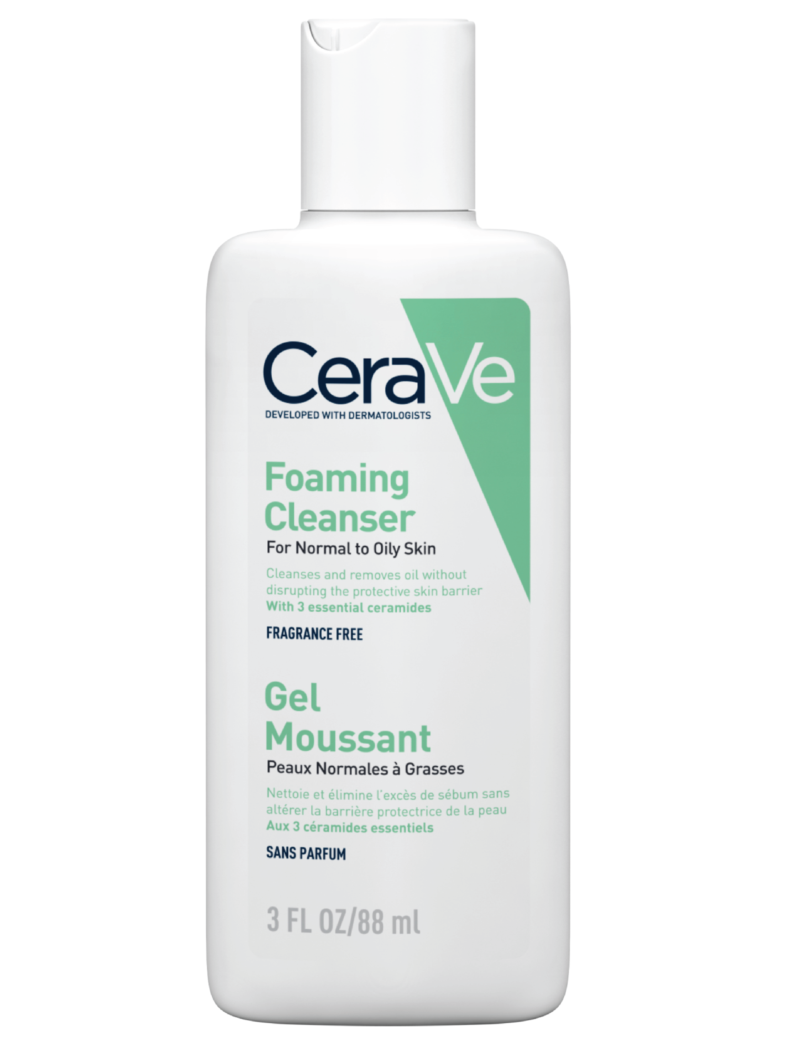 CeraVe Foaming Cleanser Face & Body, 88 ml