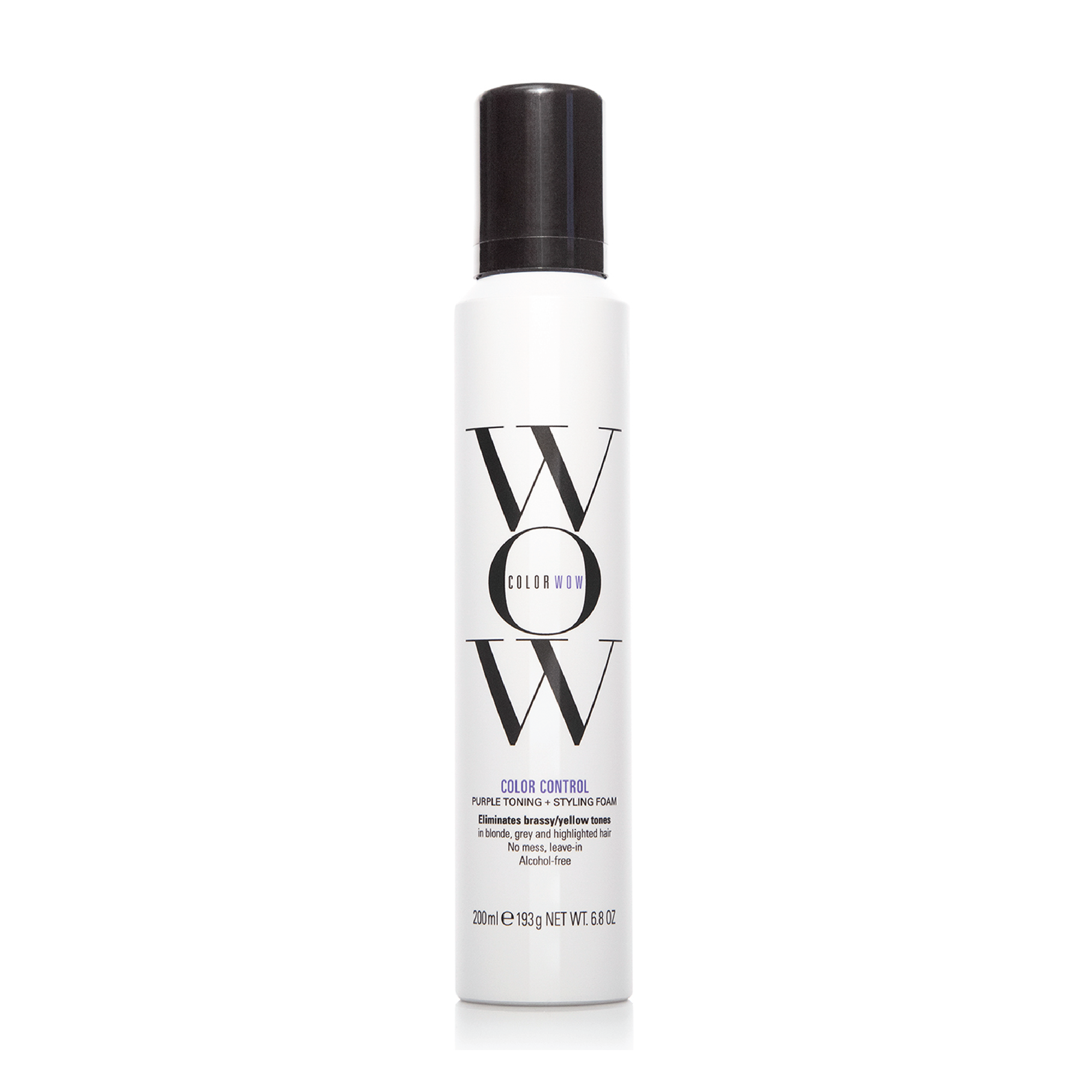 Color Wow Color Control Purple Toning + Styling Foam, 200 ml