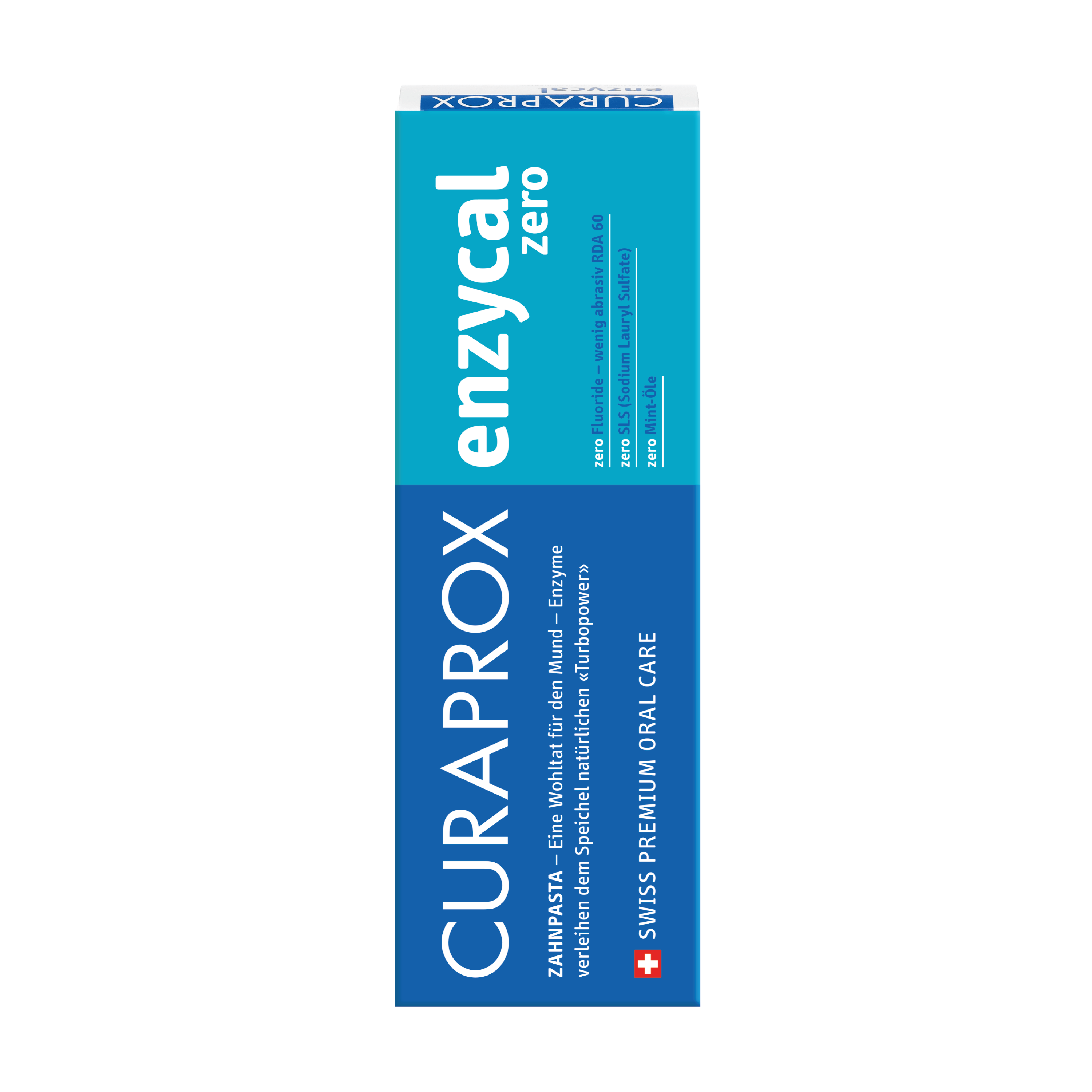 Curaprox Enzycal Zero Tannkrem uten fluor, 75 ml