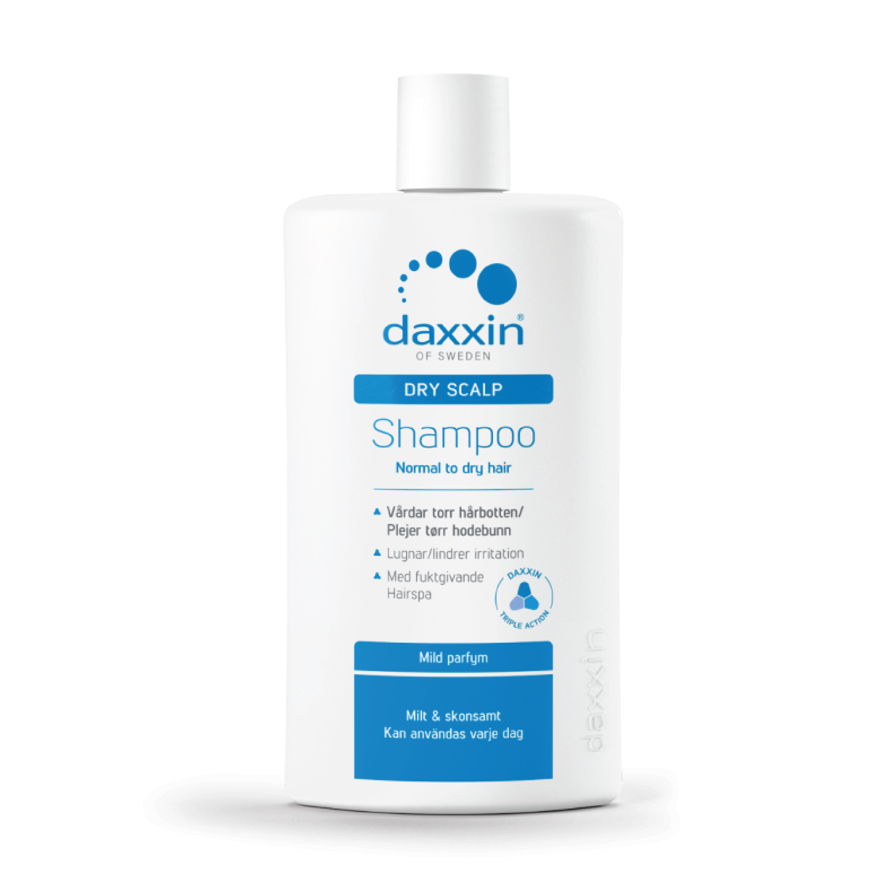 Daxxin Shampoo mot tørr hodebunn m/p, 250 ml