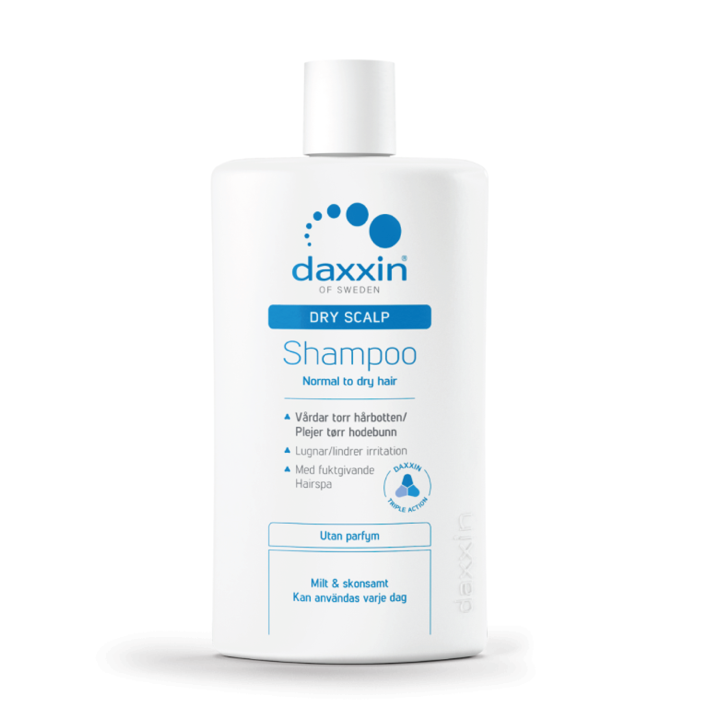 Daxxin Shampoo mot tørr hodebunn u/p, 250 ml