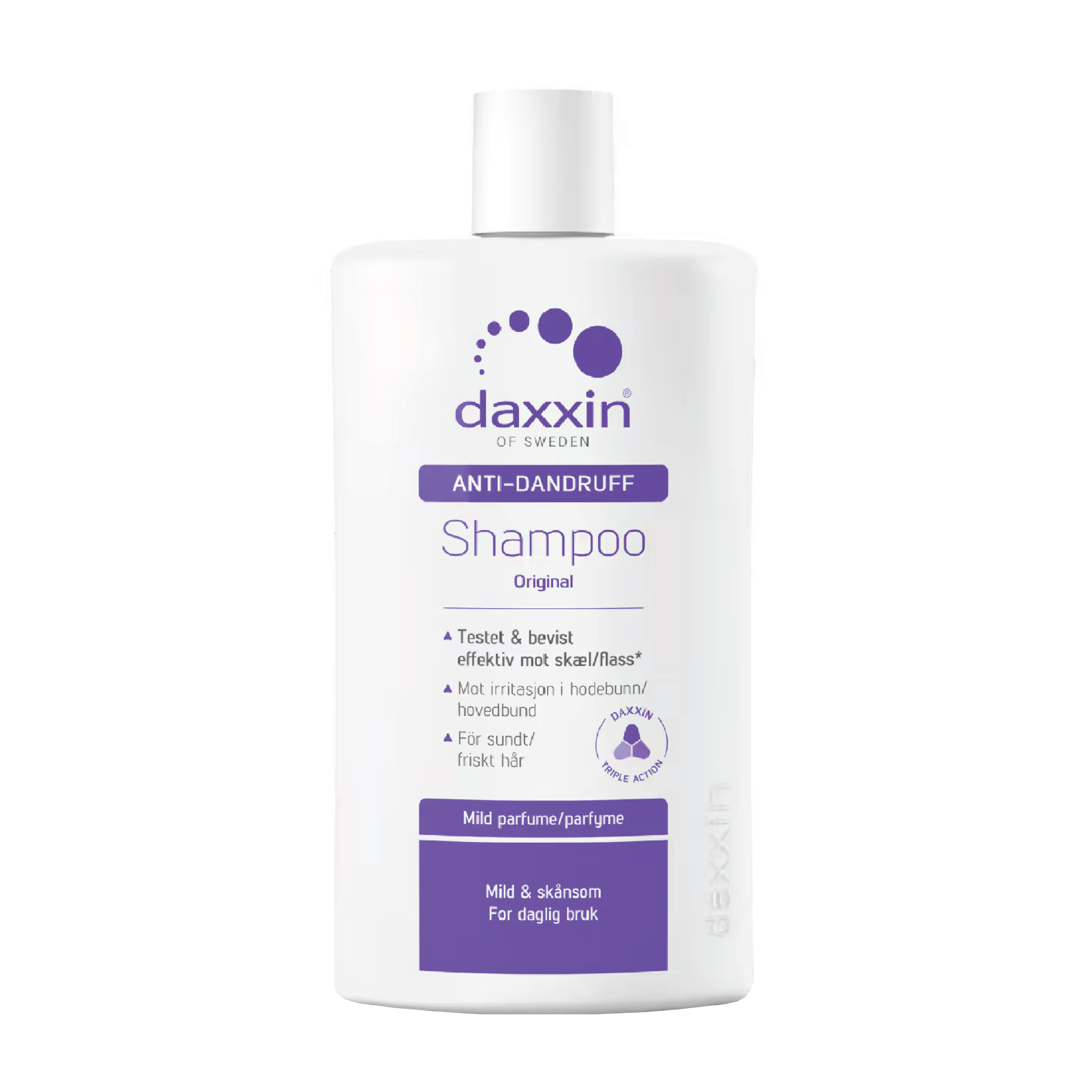 Daxxin Shampoo Trippelvirkende m/p, 250 ml