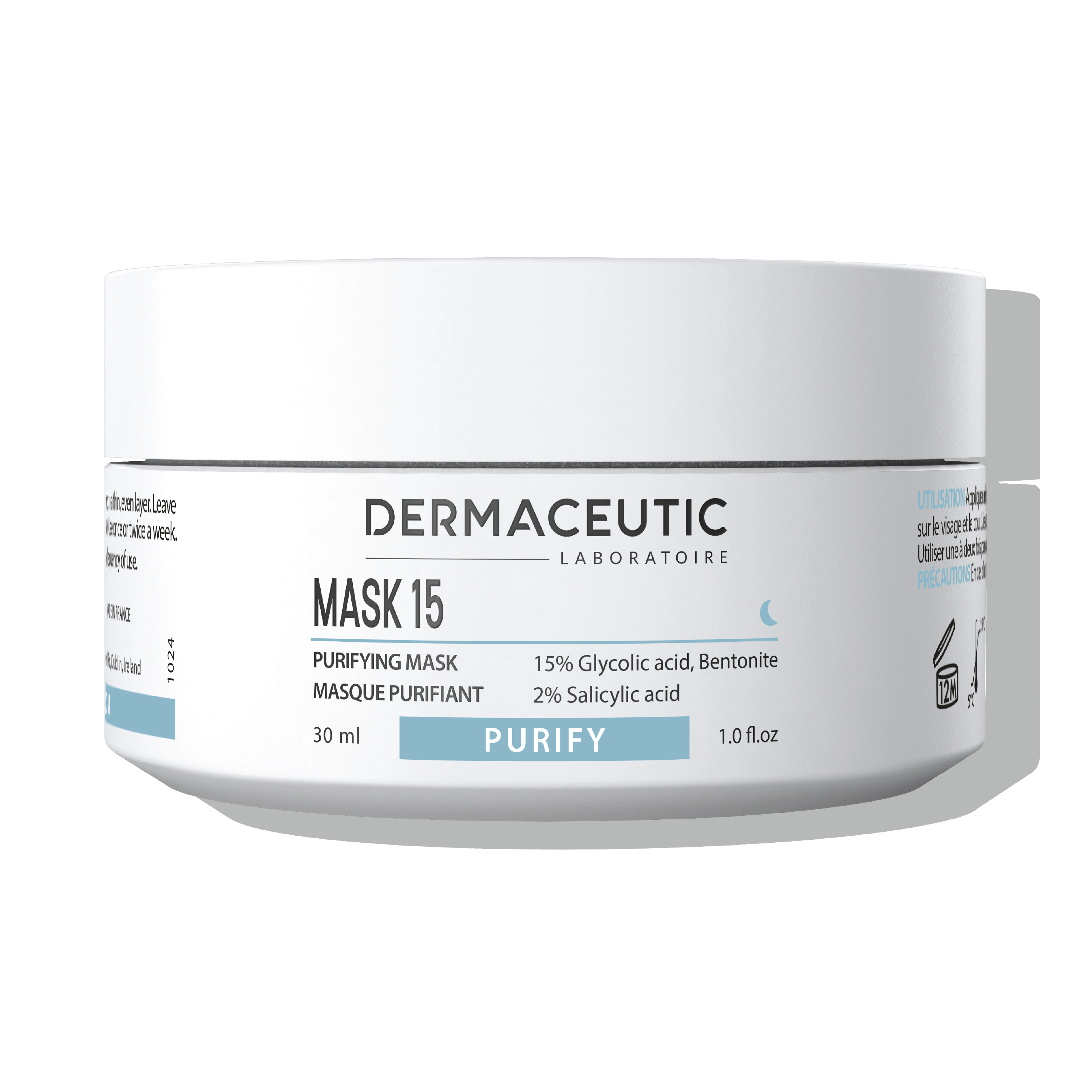 Dermaceutic Mask 15 Purifying Mask, 30 ml