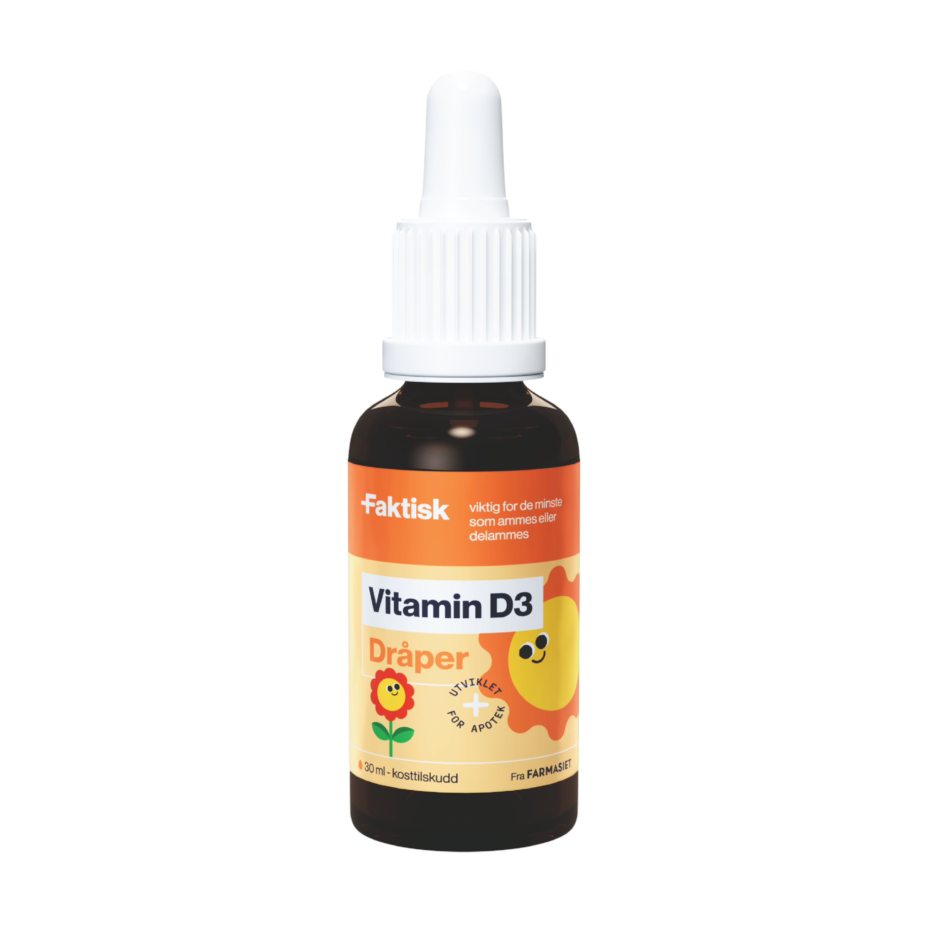 Faktisk Vitamin D3 dråper, 30 ml