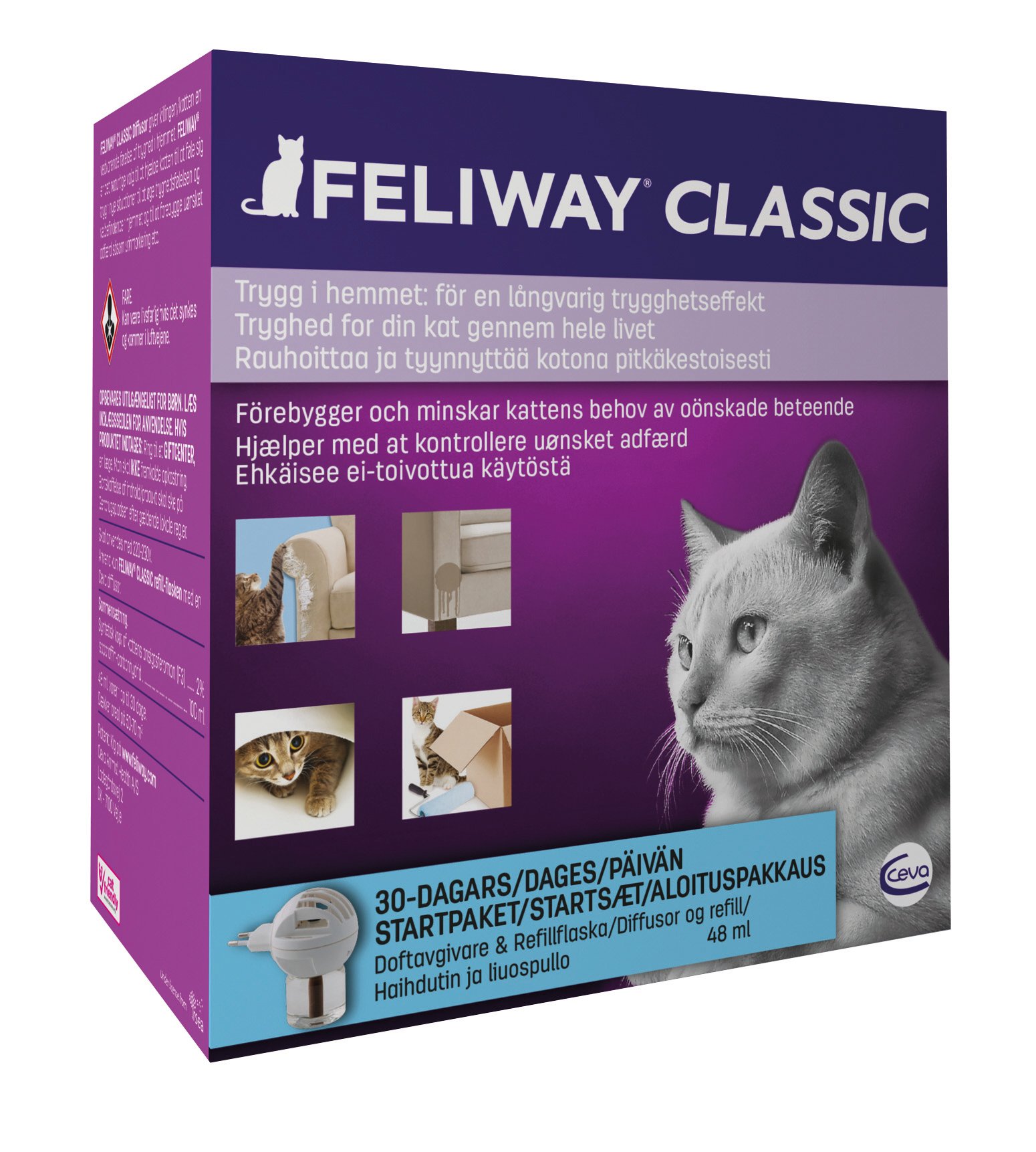 Feliway Classic Diffuser startpakke, 1 stk