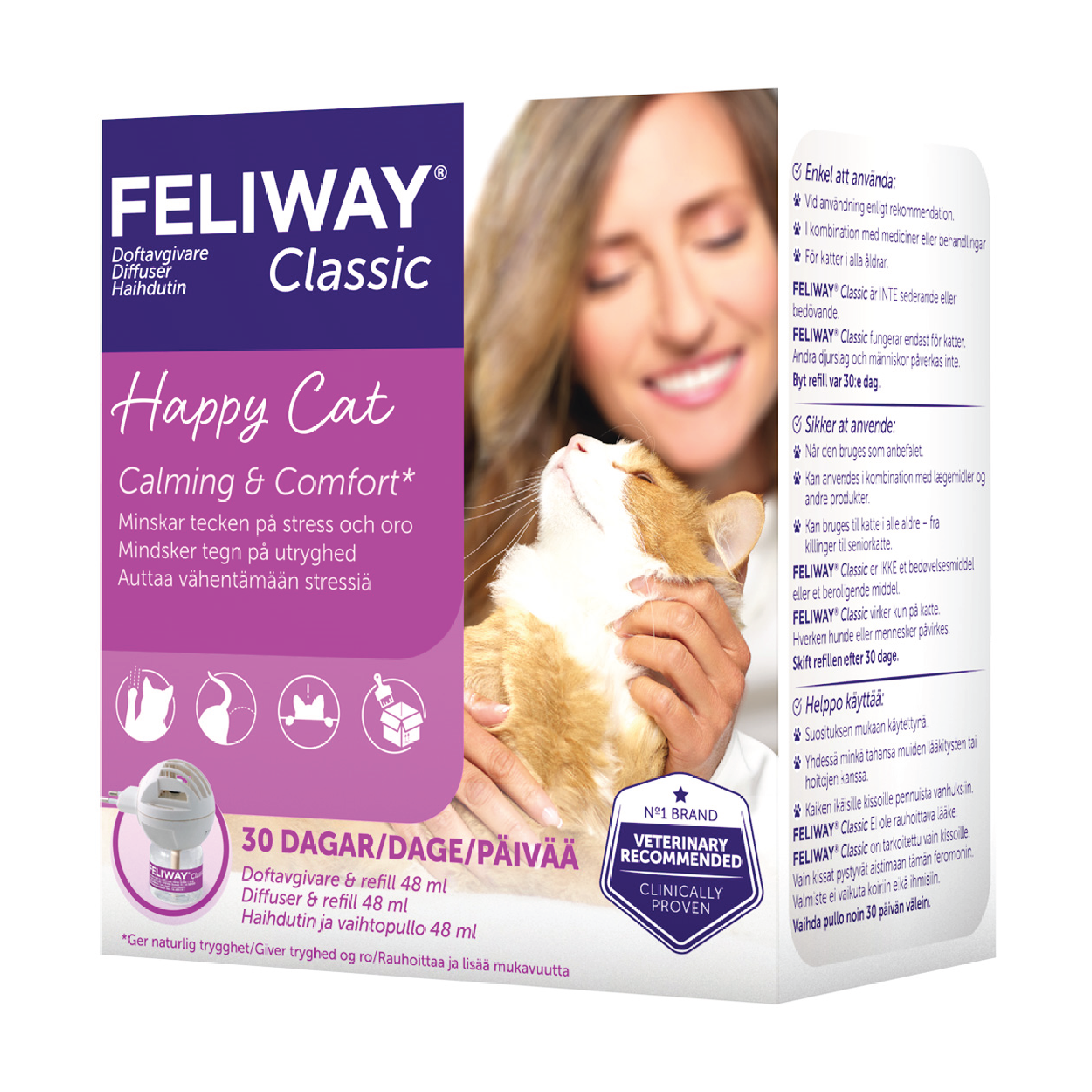 Feliway Classic Diffuser startpakke, 1 stk