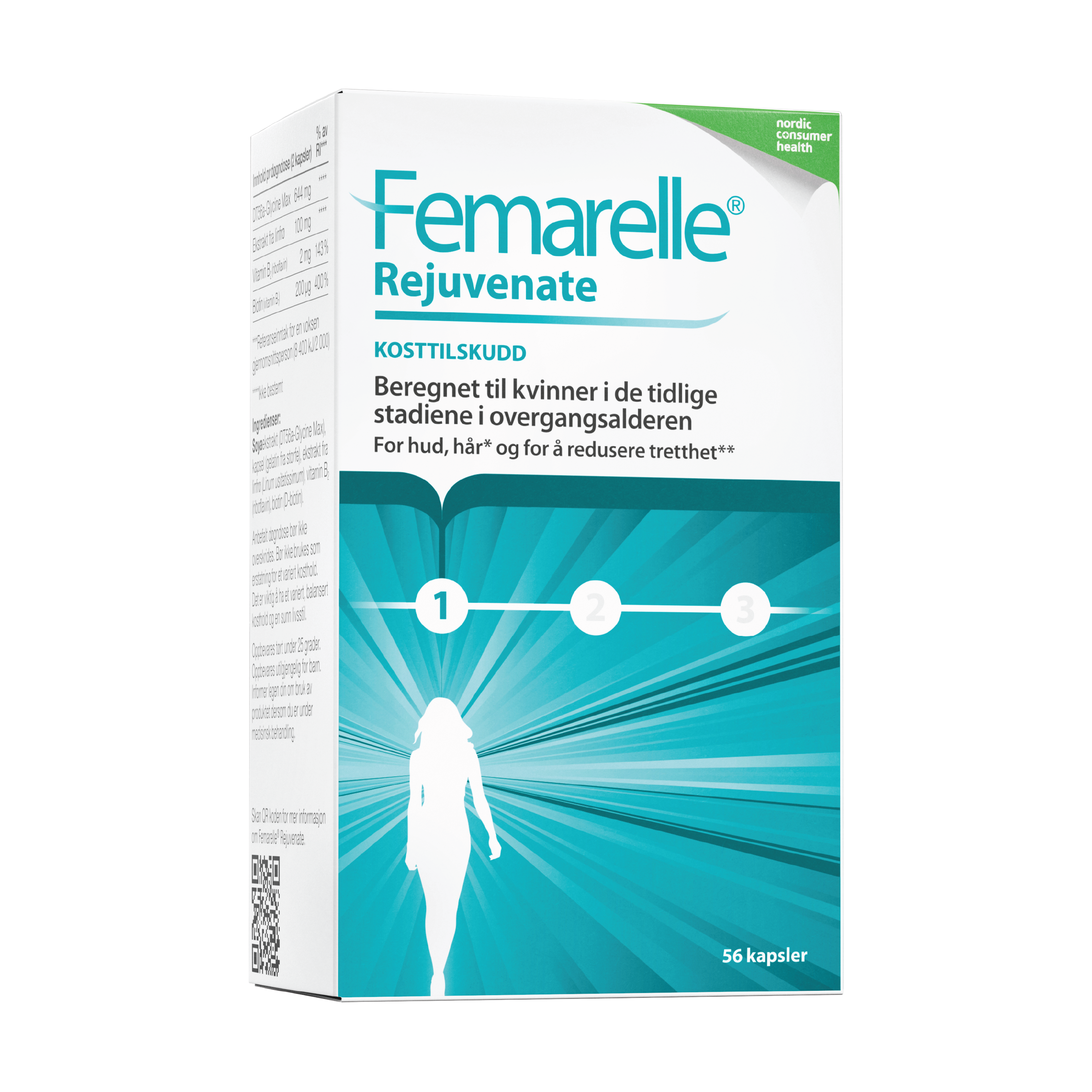 Femarelle Rejuvenate 40+ kapsler, 56 stk.