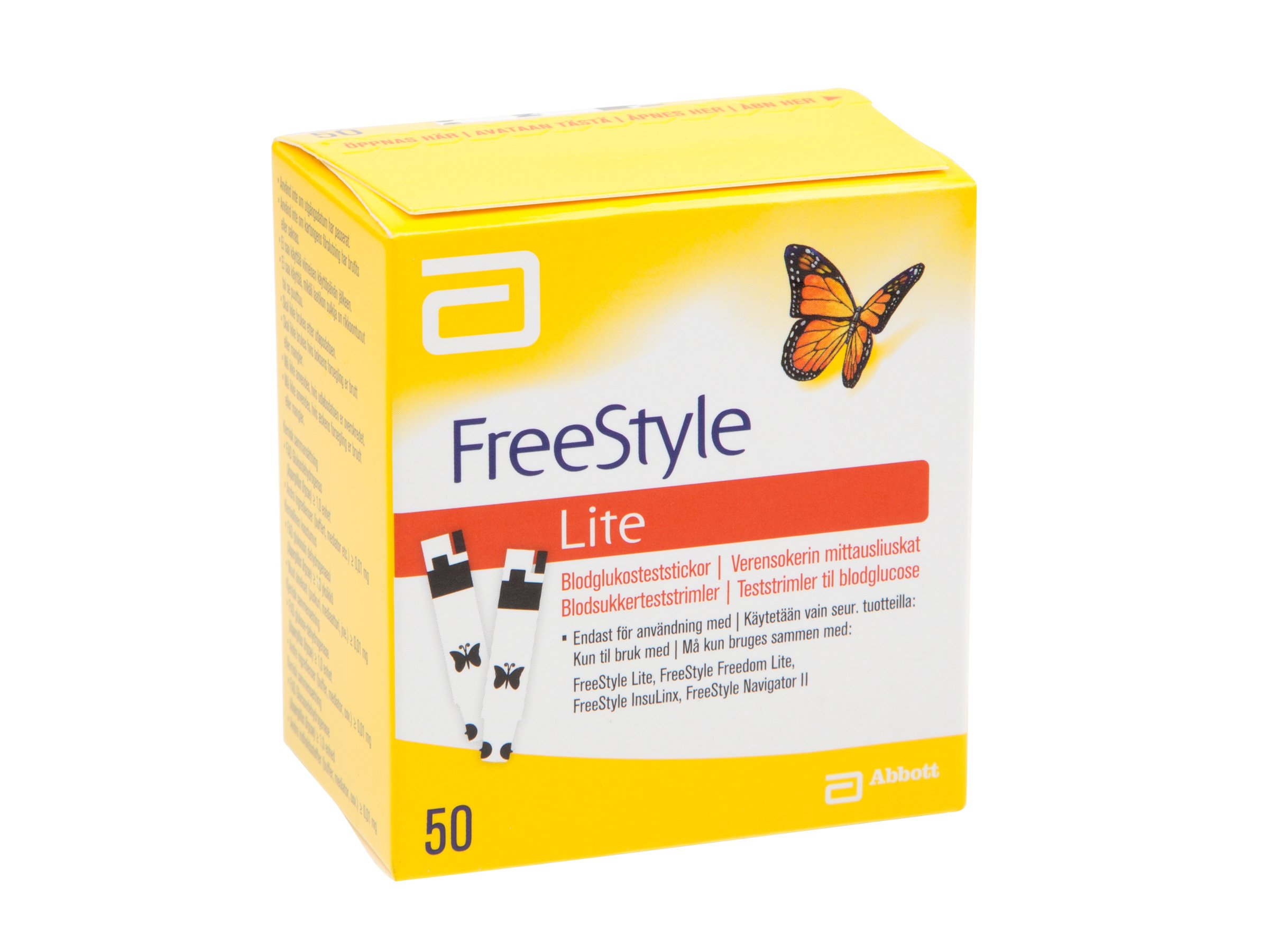 Freestyle Lite teststrimmel, 50 stk.