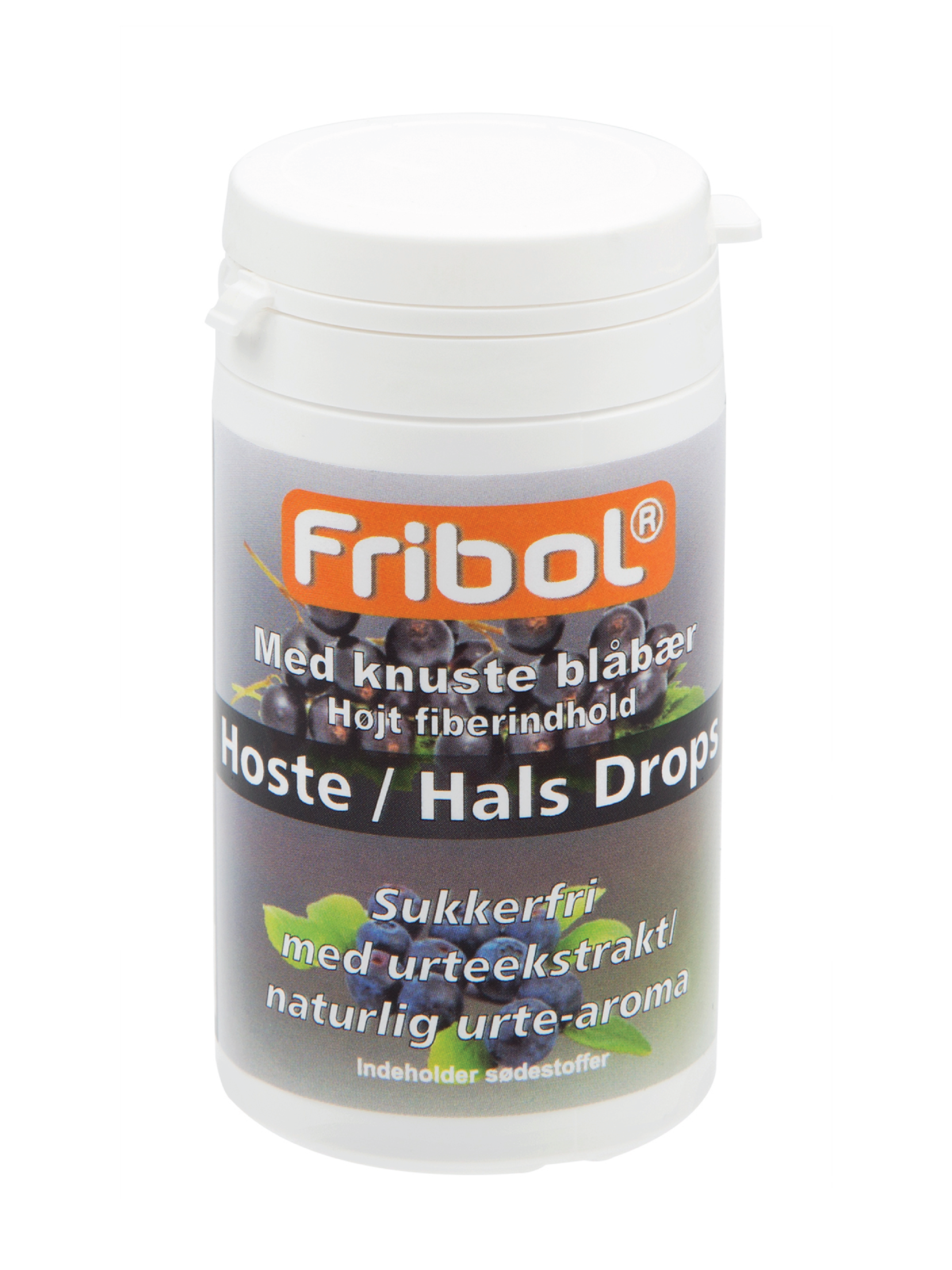 Fribol Hoste/Hals Drops Blåbær, 60 g
