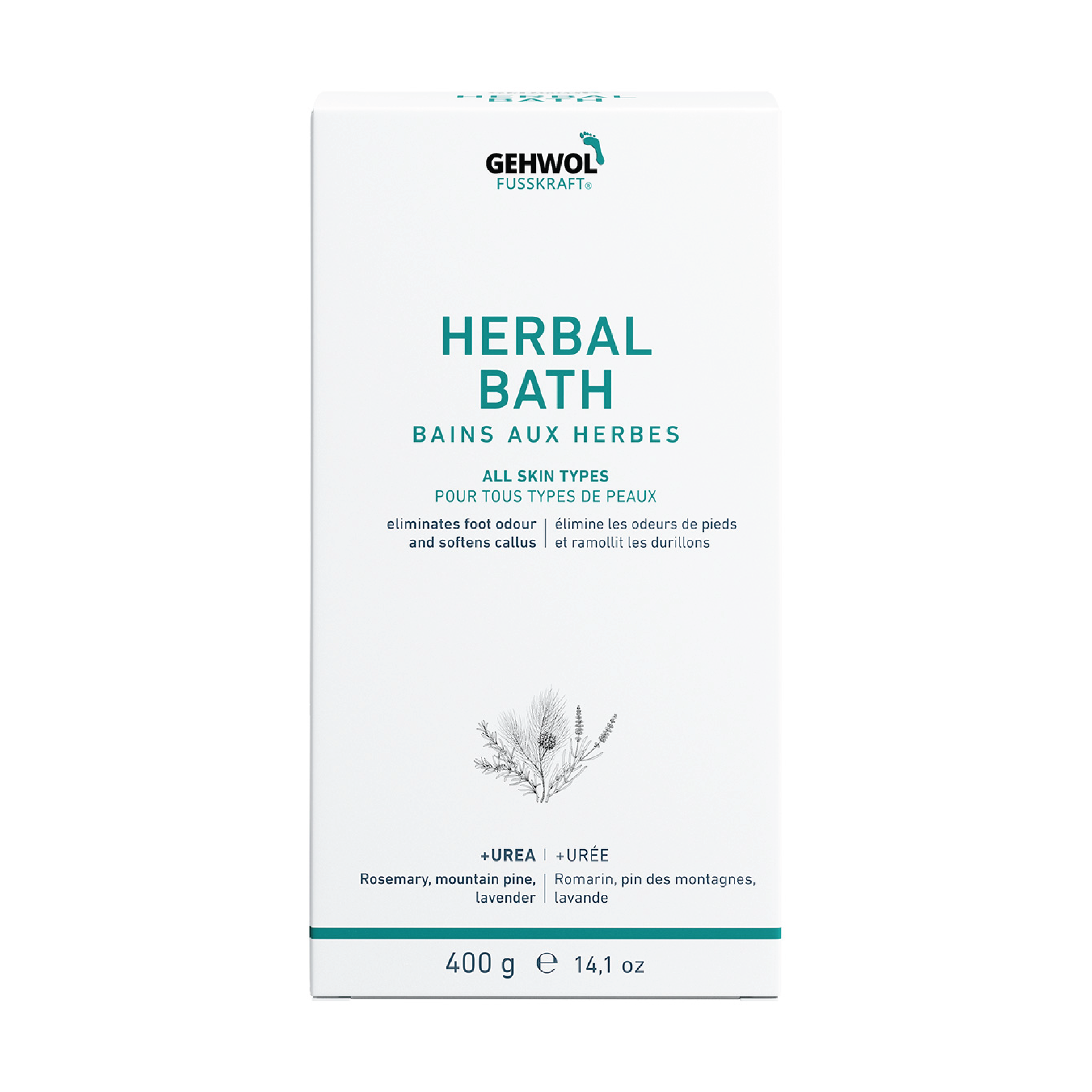 Gehwol Fusskraft Herbal Bath, 400 gram