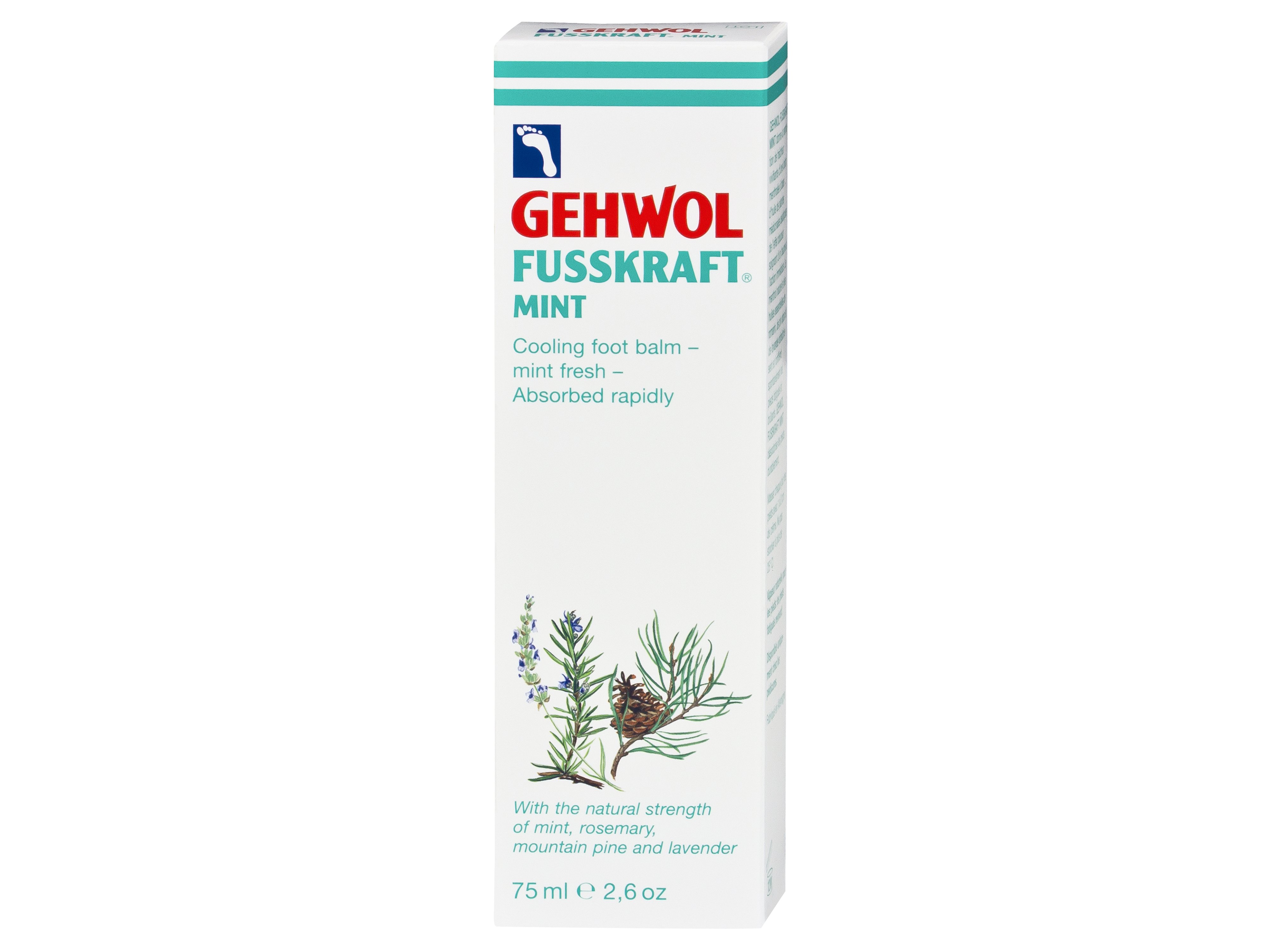 Gehwol Fusskraft Mint Cooling Foot Balm, 75 ml