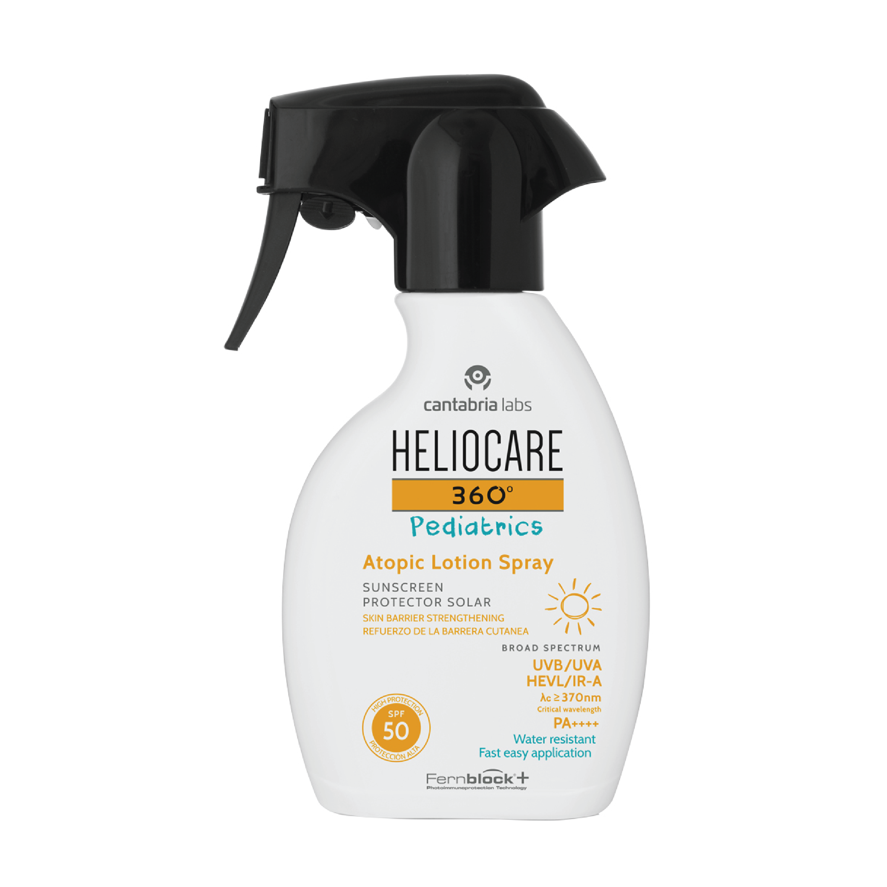 Heliocare 360° Pediatrics Atopic Lotion Spray SPF50, 250 ml