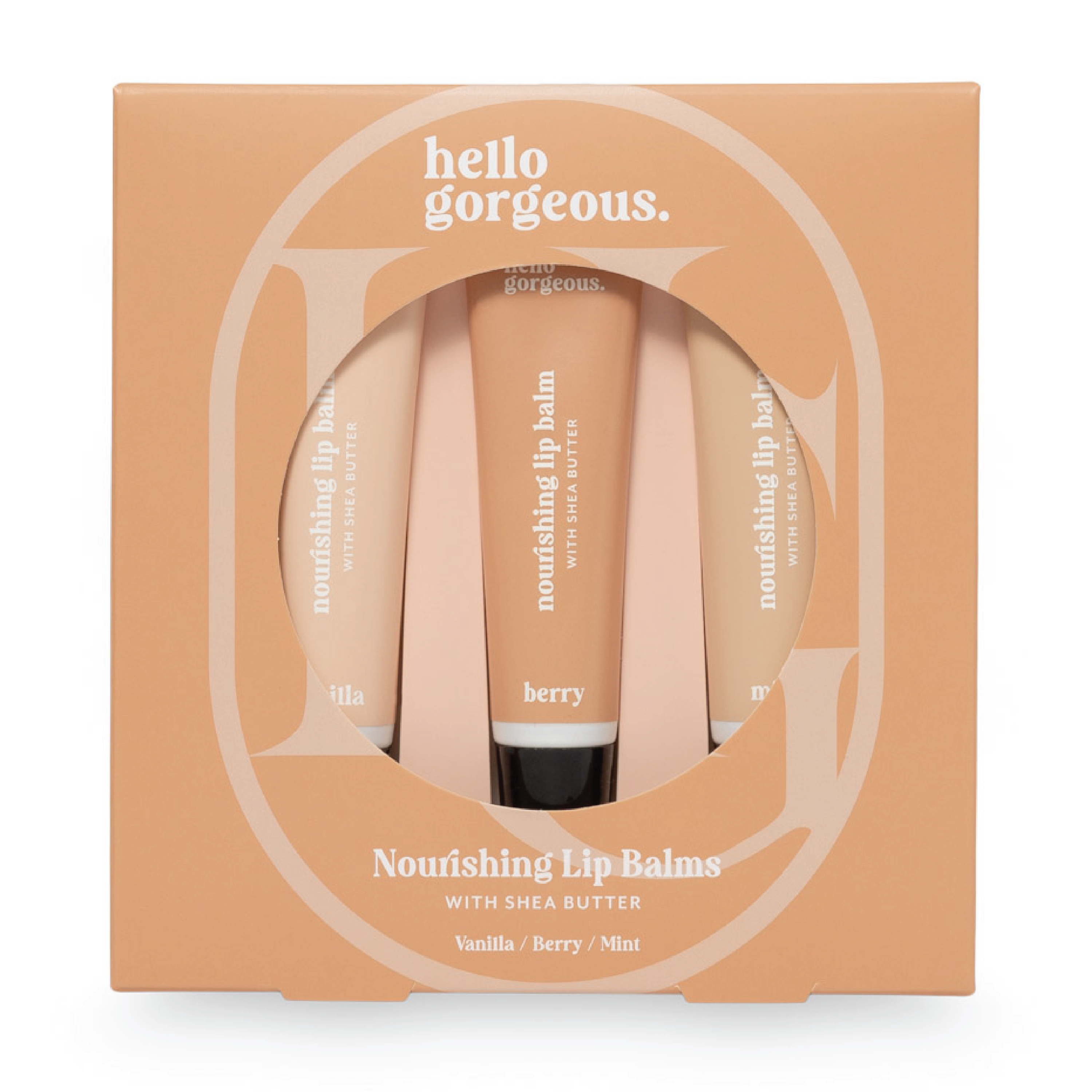 Hello Gorgeous Lip Balm Trio, 1 sett