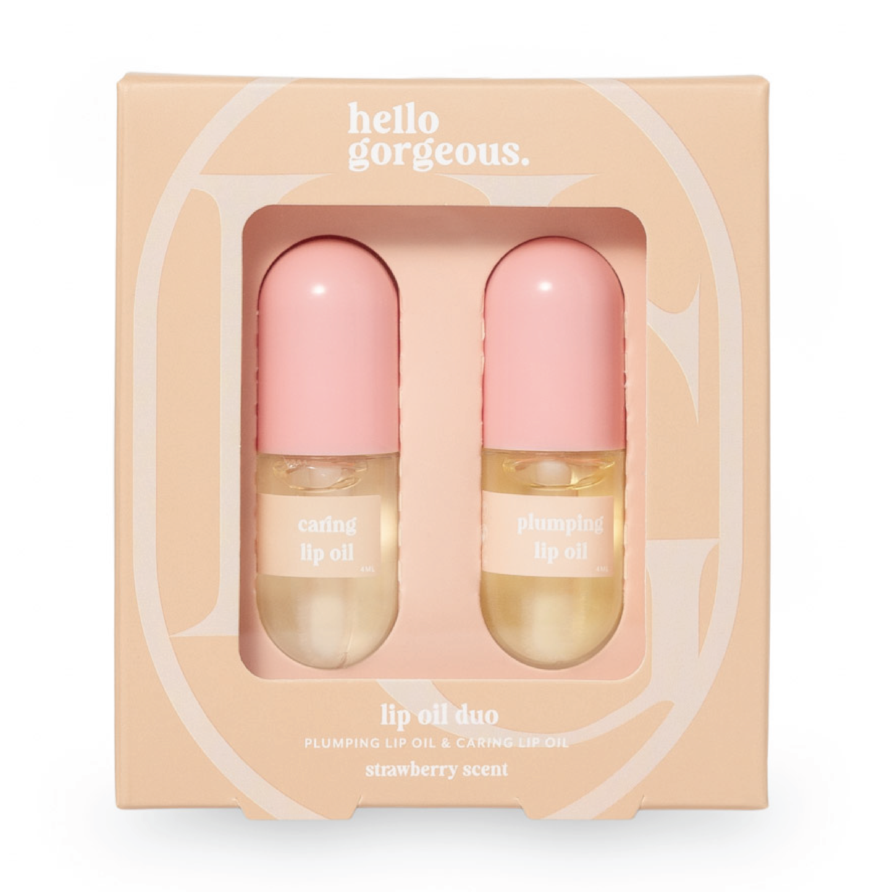 Hello Gorgeous Lip Oil Duo, 2 x 4 ml