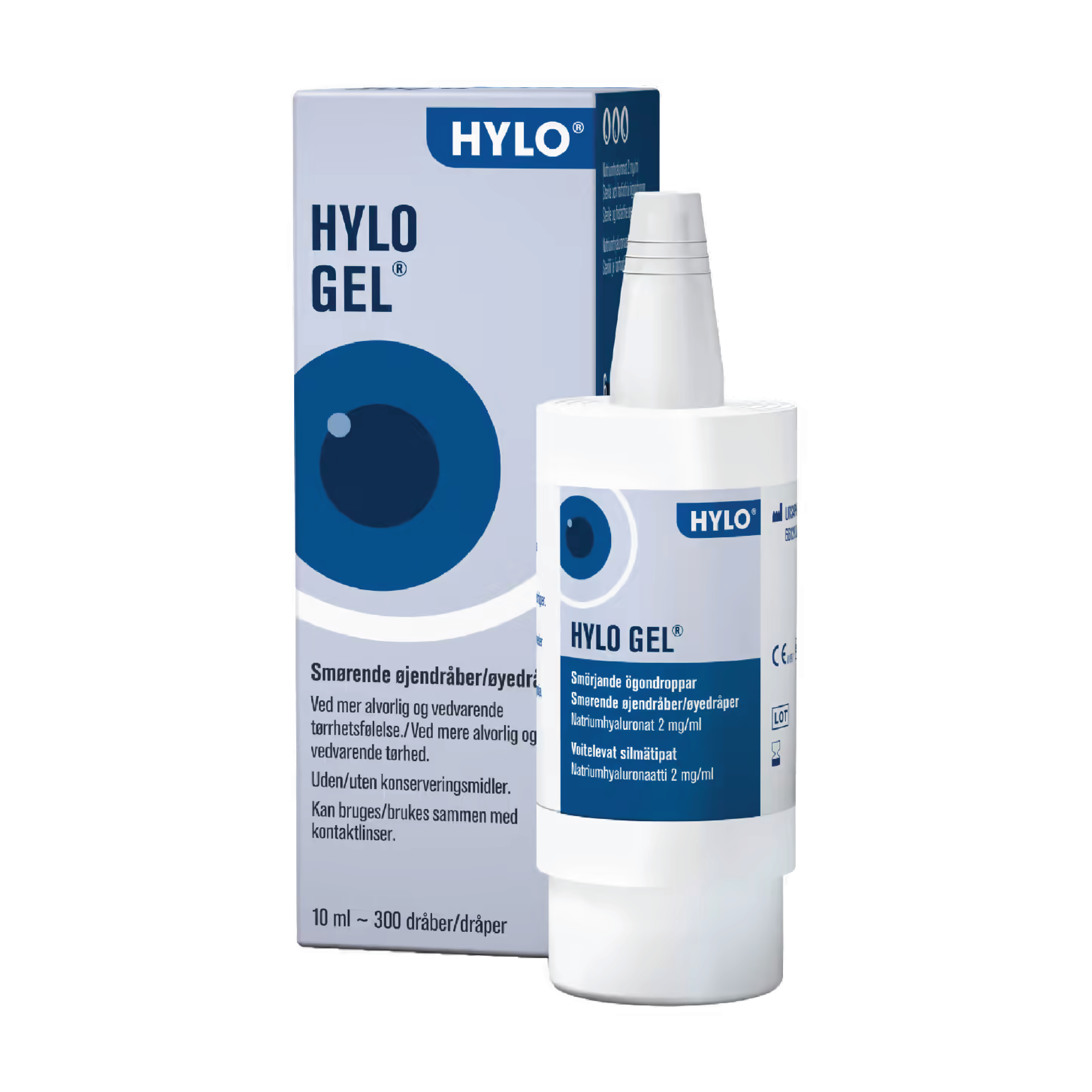 Hylo-gel Fuktende Øyedråper, 10 ml