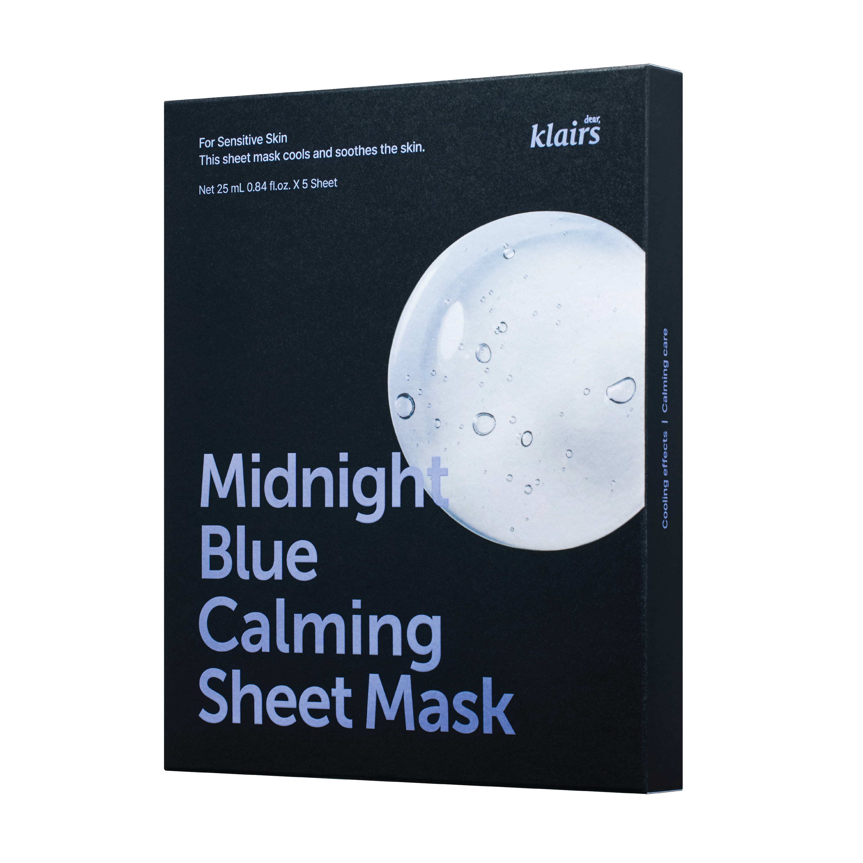 Klairs Midnight Blue Calming Sheet Mask, 5 stk.