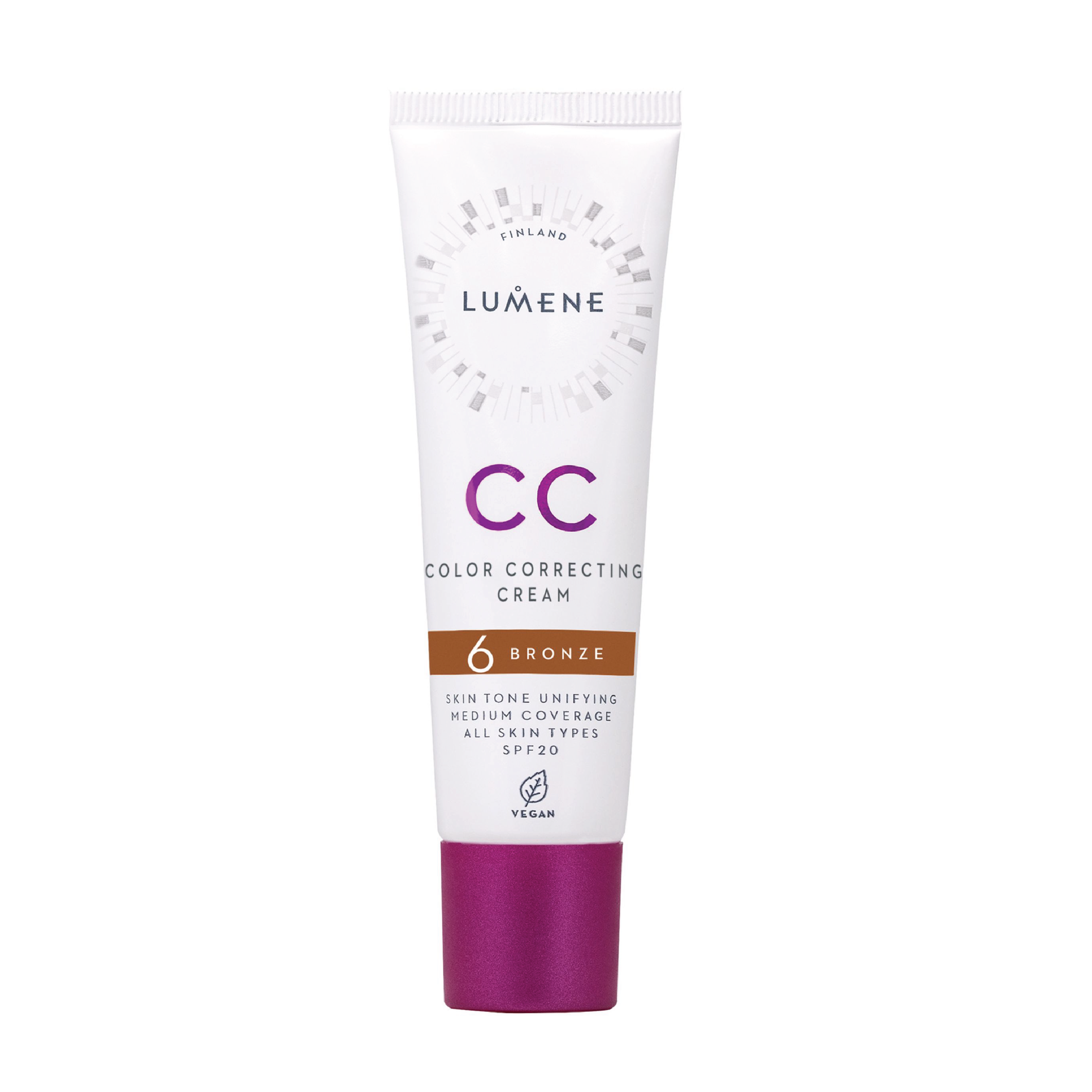 Lumene CC Color Correcting Cream SPF20, Bronze, 30 ml