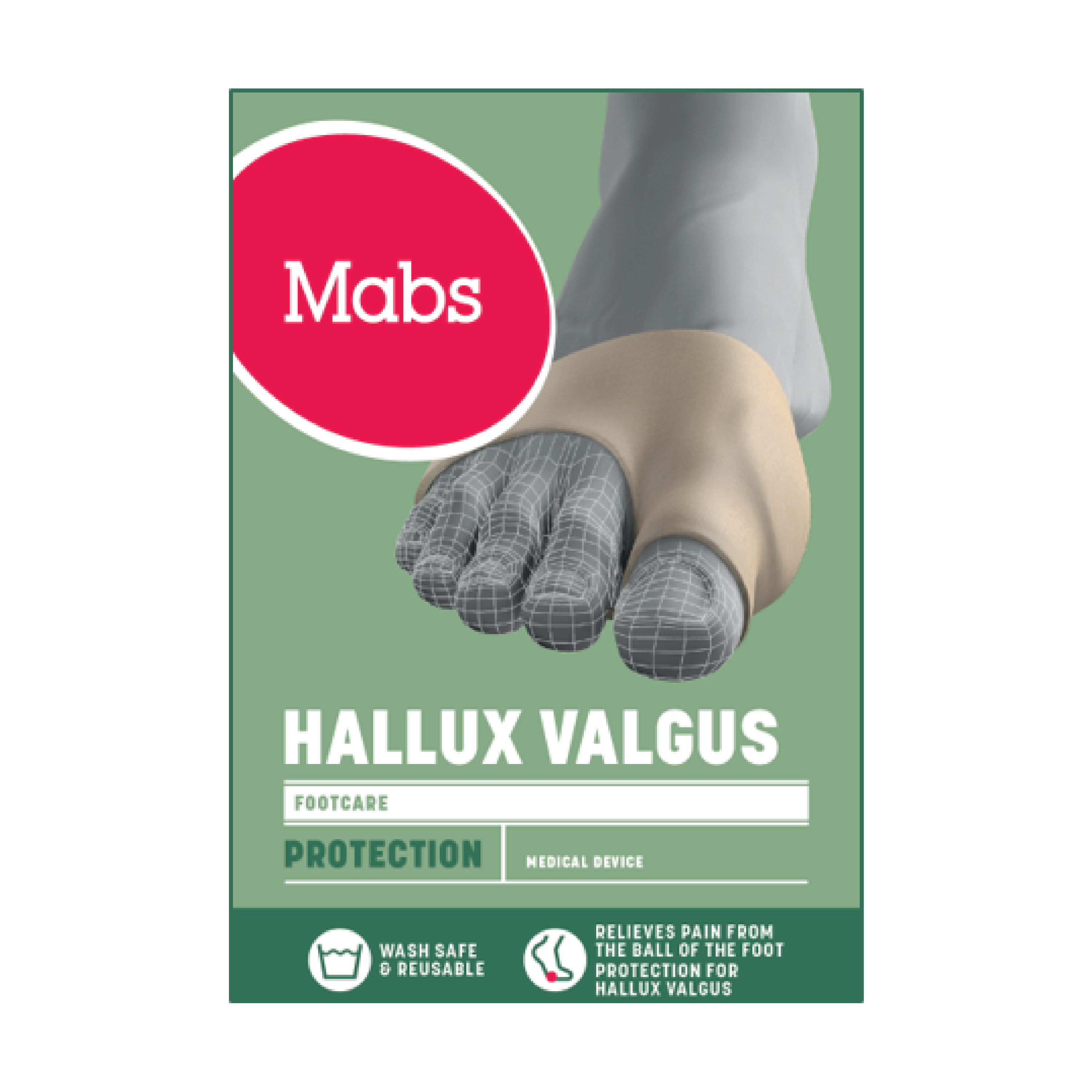 Mabs Beskyttelse ved hallux vagus, 1 stk.