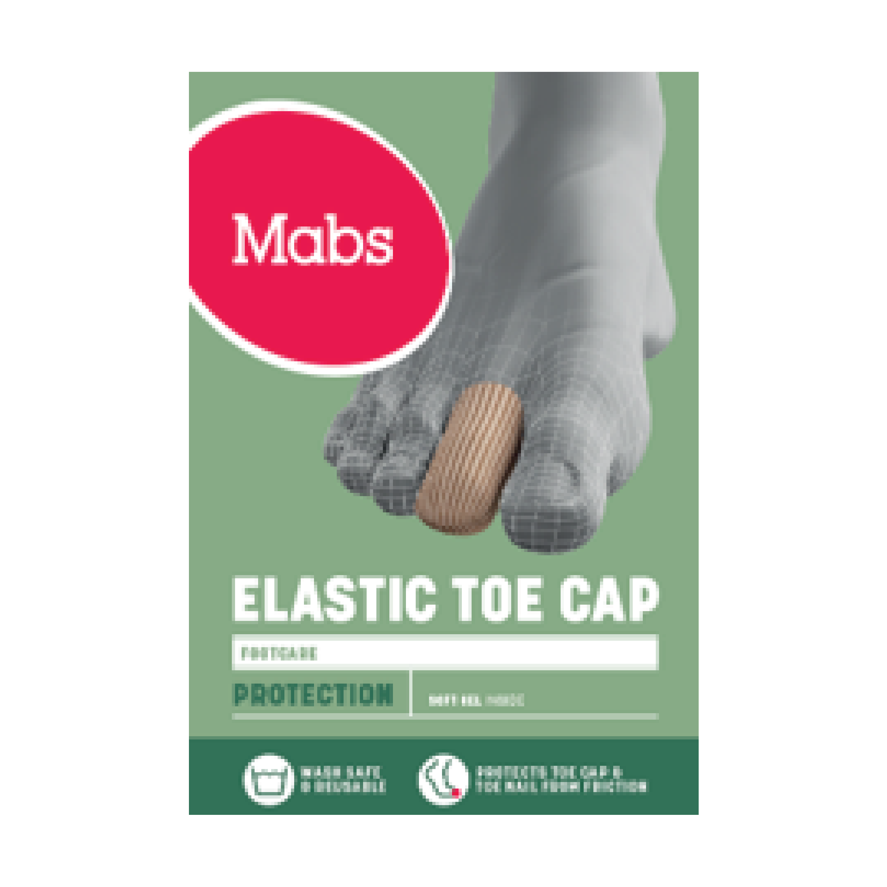 Mabs Elastisk tåhette, 1 stk.