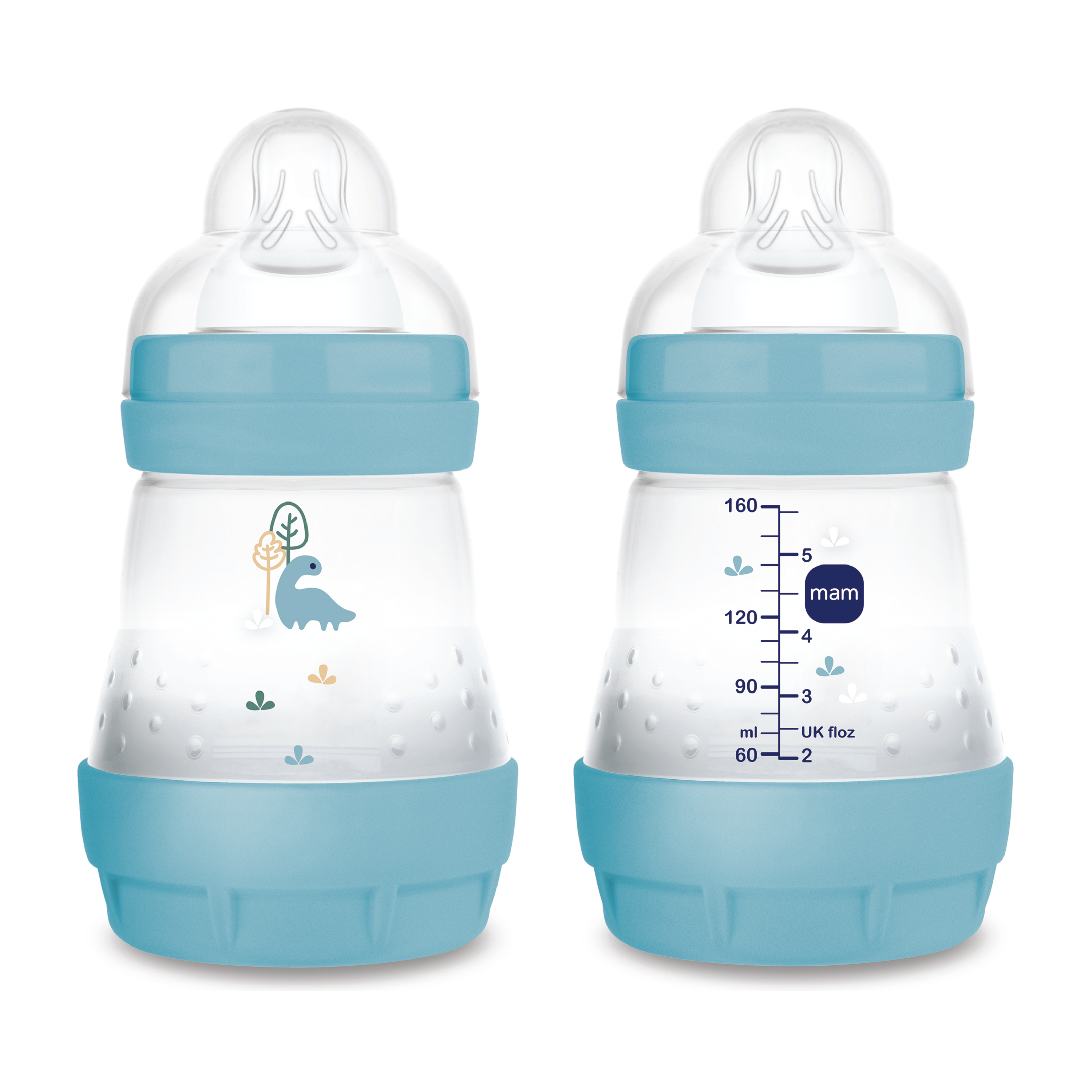 MAM Easy Start Anti-Colic Tåteflaske, Blå, 160 ml